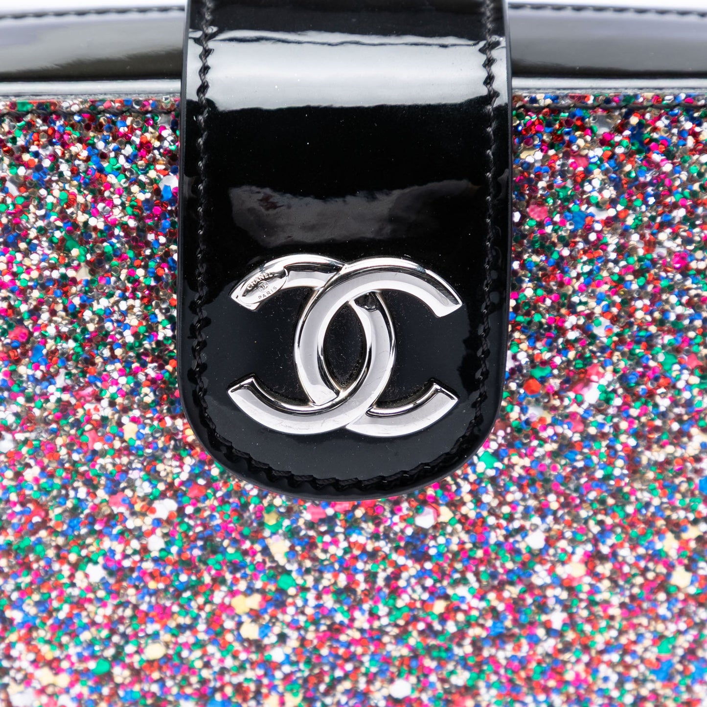 Chanel Glitter Patent Evening On The Moon Camera Case