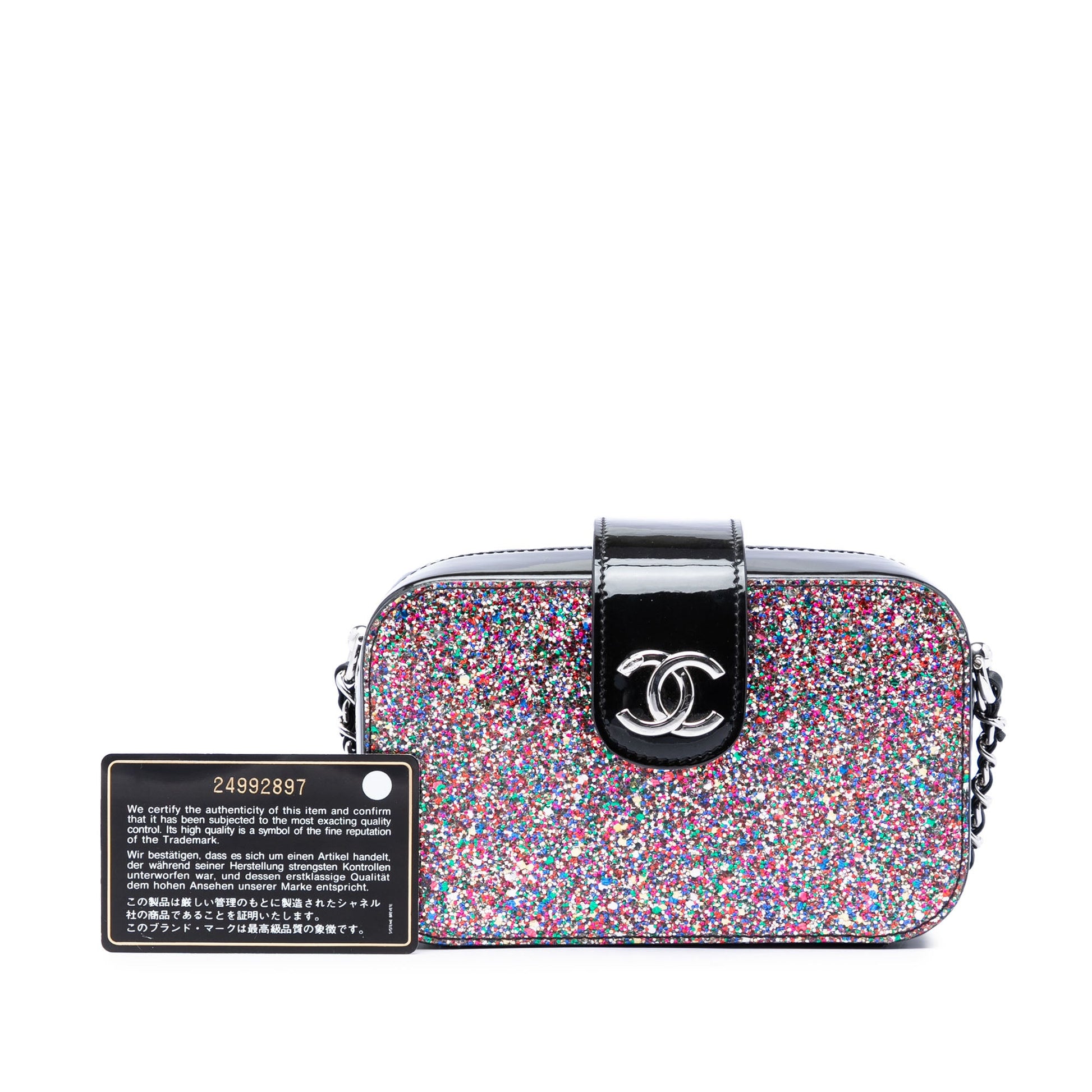 Chanel Glitter Patent Evening On The Moon Camera Case
