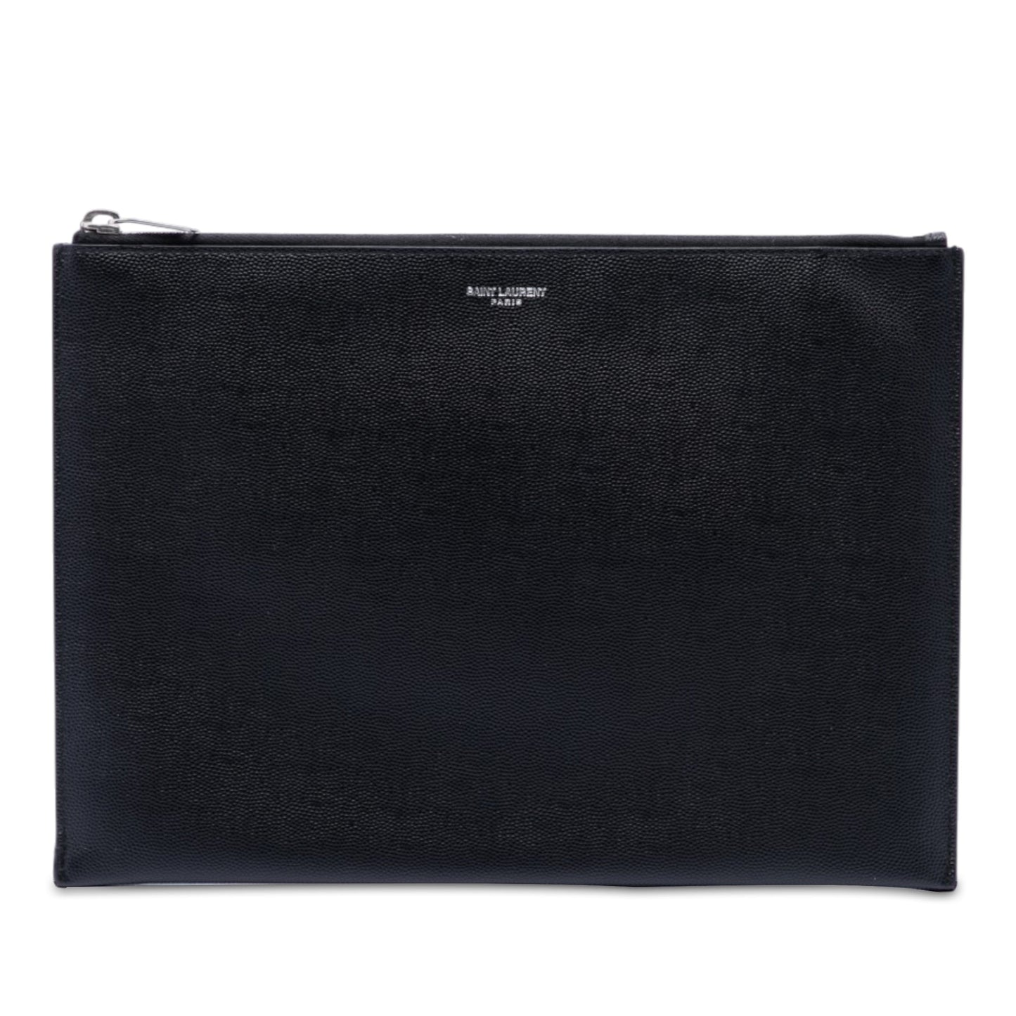 Saint Laurent Grain De Poudre Zip Clutch