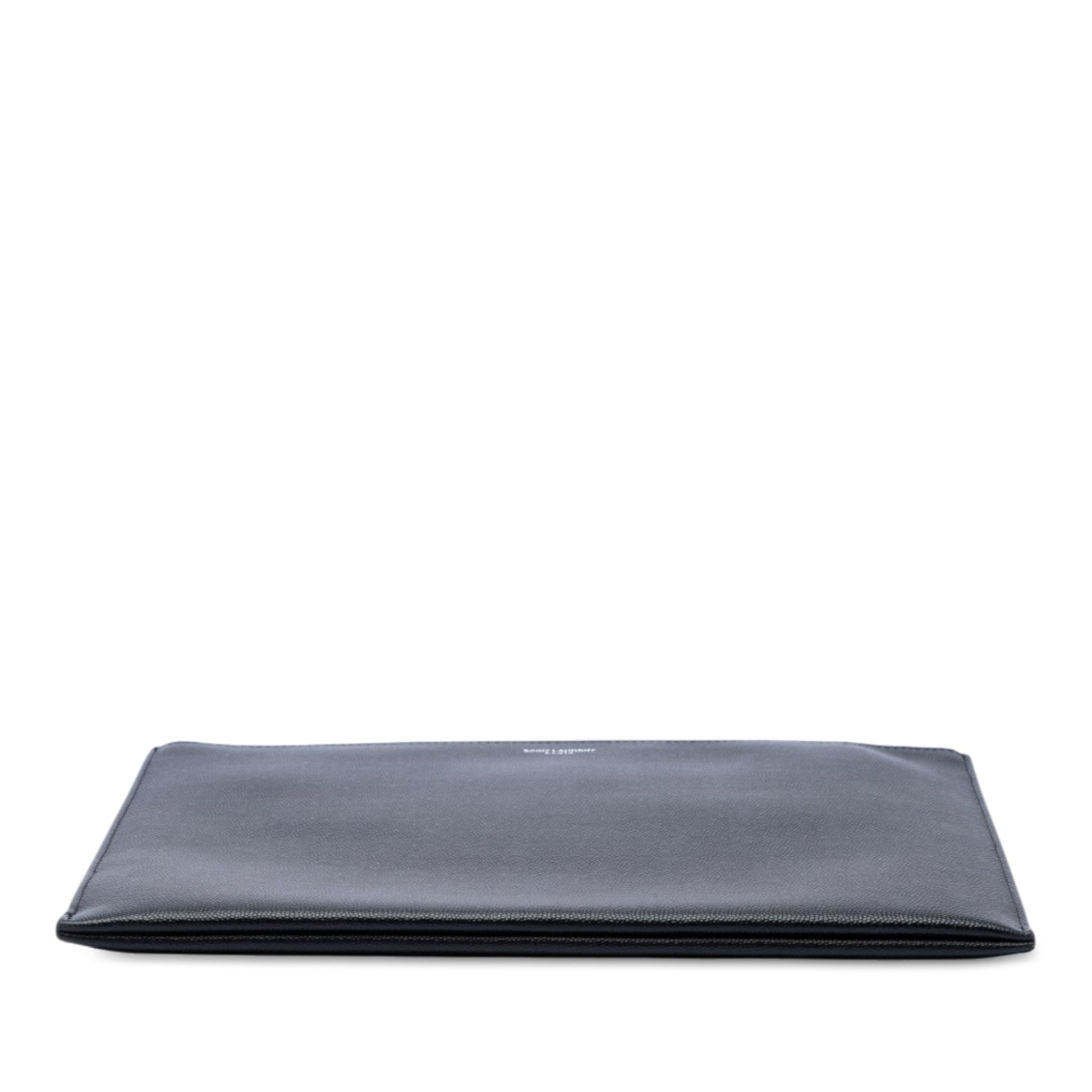Saint Laurent Grain De Poudre Zip Clutch