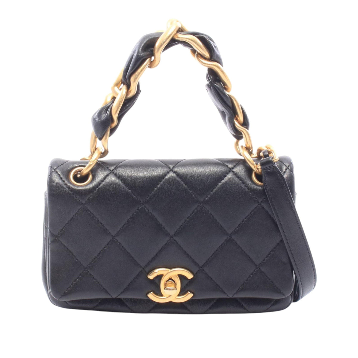 Chanel Small Quilted Lambskin Chain is More Flap