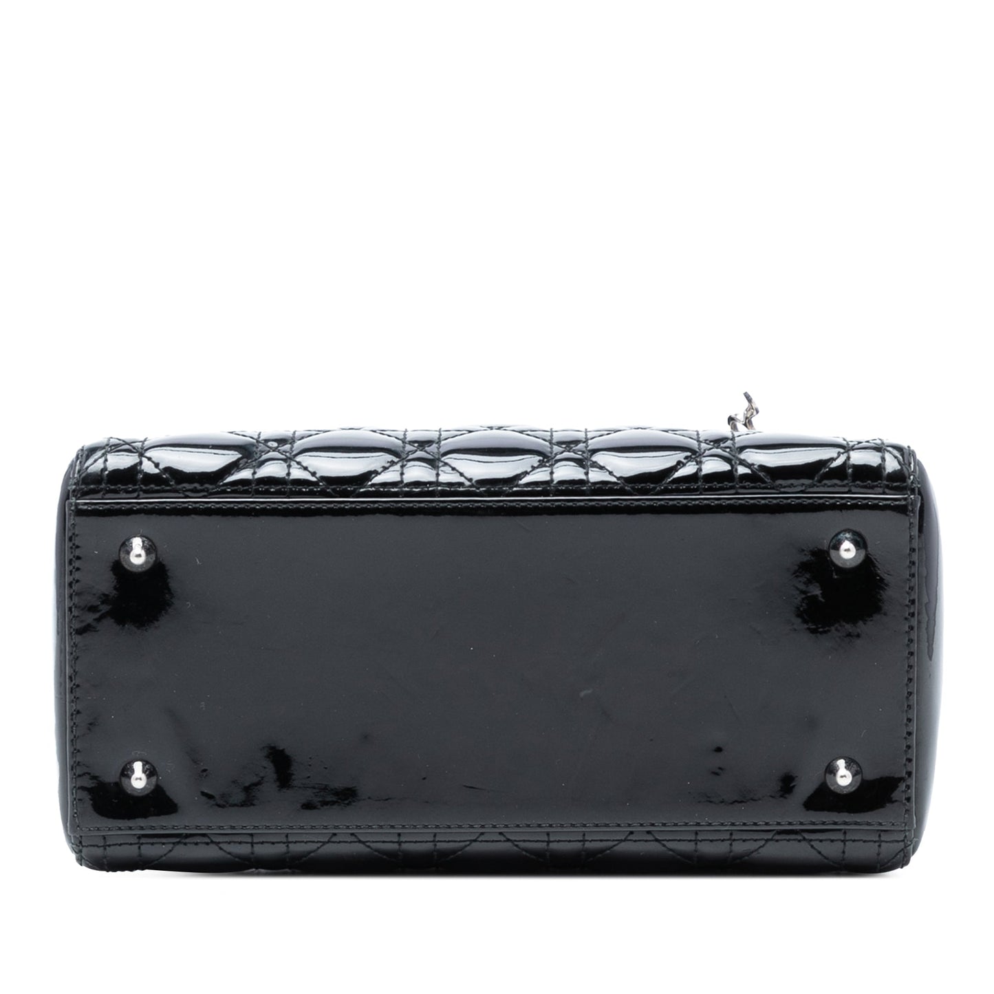 Dior Medium Patent Cannage Lady Dior