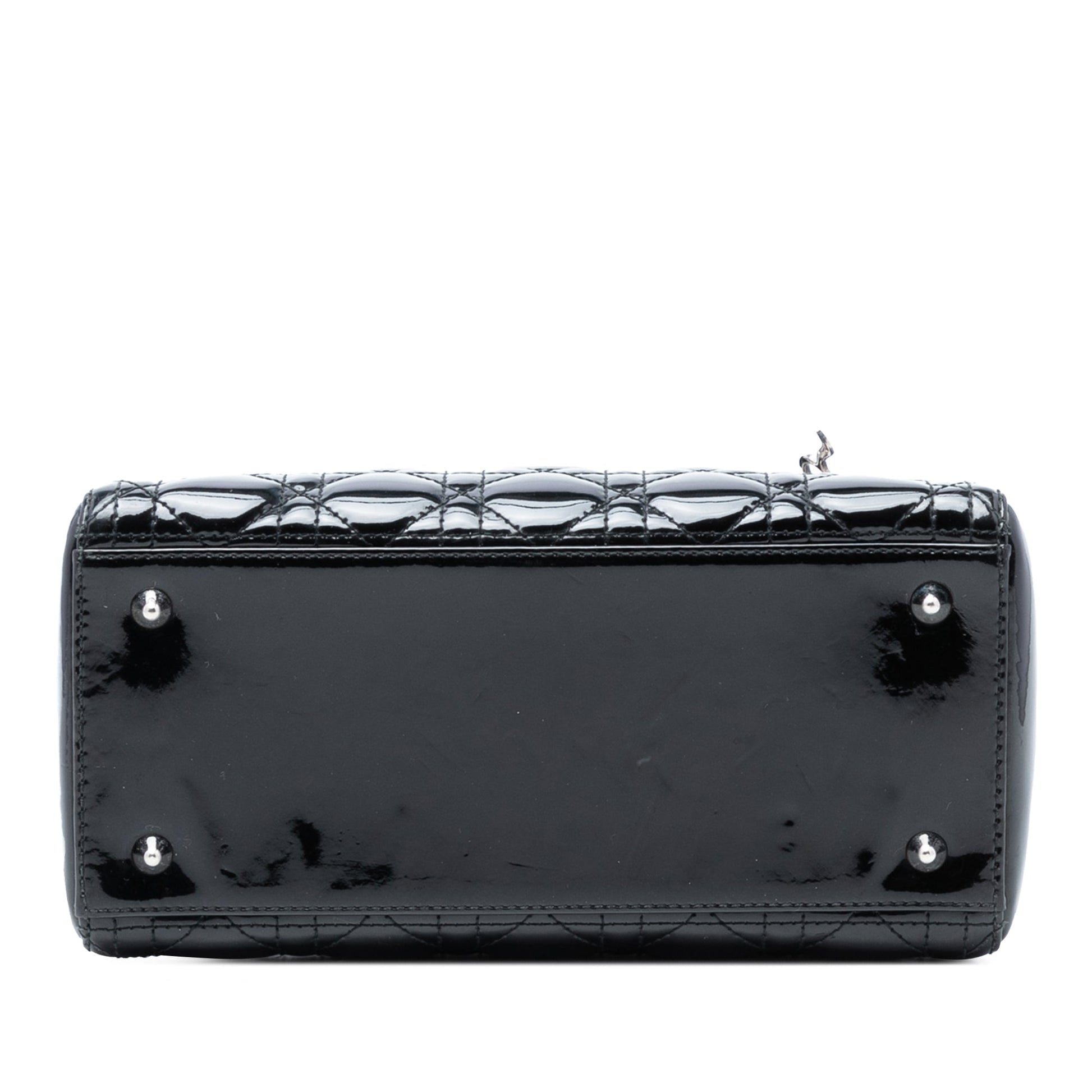 Dior Medium Patent Cannage Lady Dior