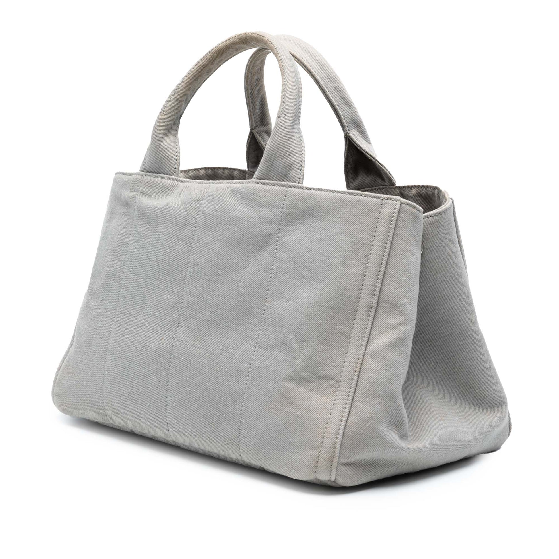Prada Canvas Canapa Bijoux Satchel