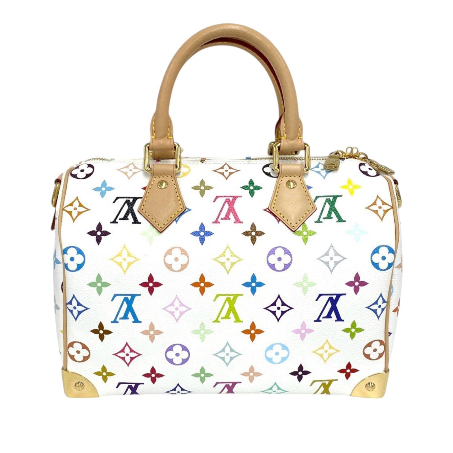 Louis Vuitton Takashi Murakami Monogram Multicolore Speedy Bandouliere 25