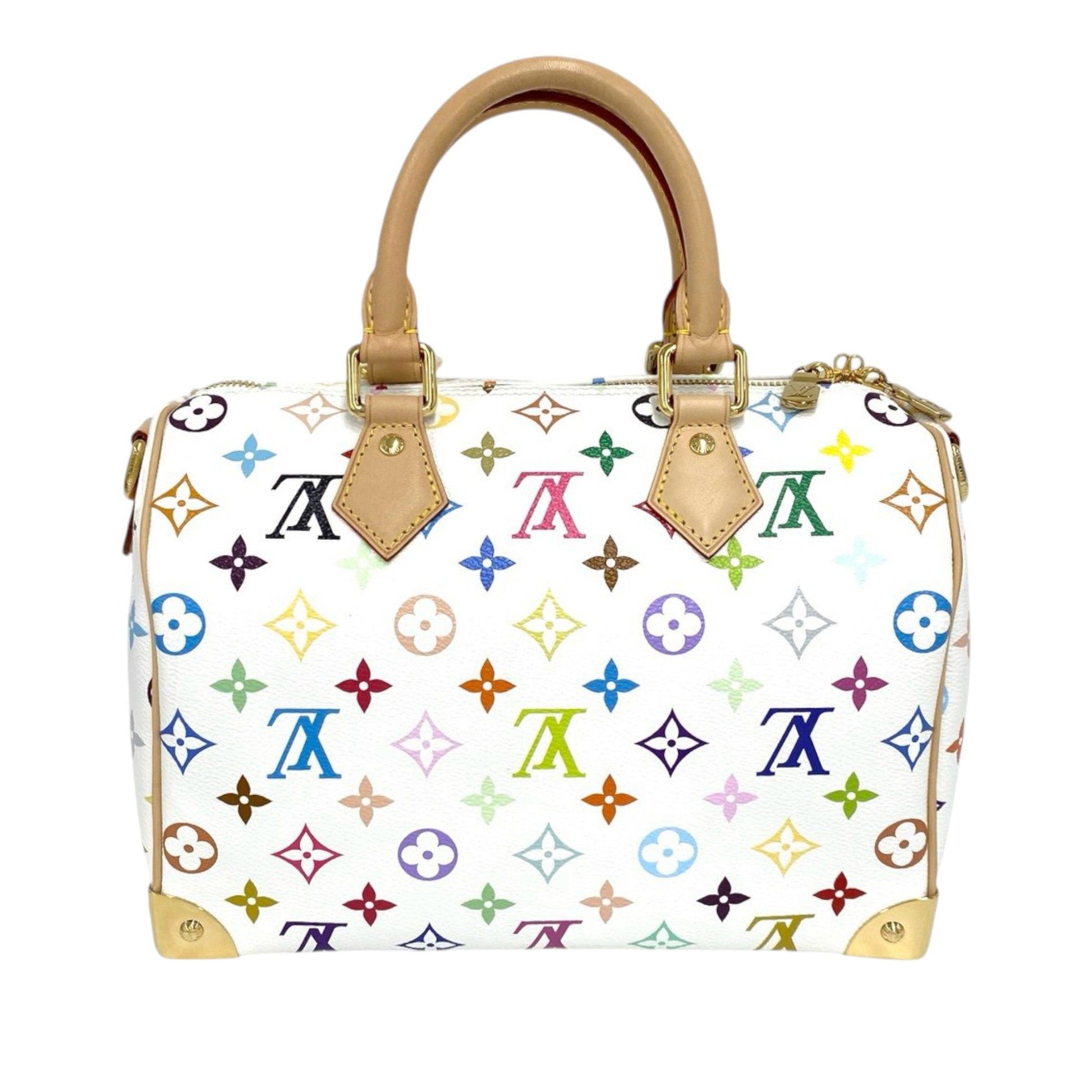 Louis Vuitton Takashi Murakami Monogram Multicolore Speedy Bandouliere 25