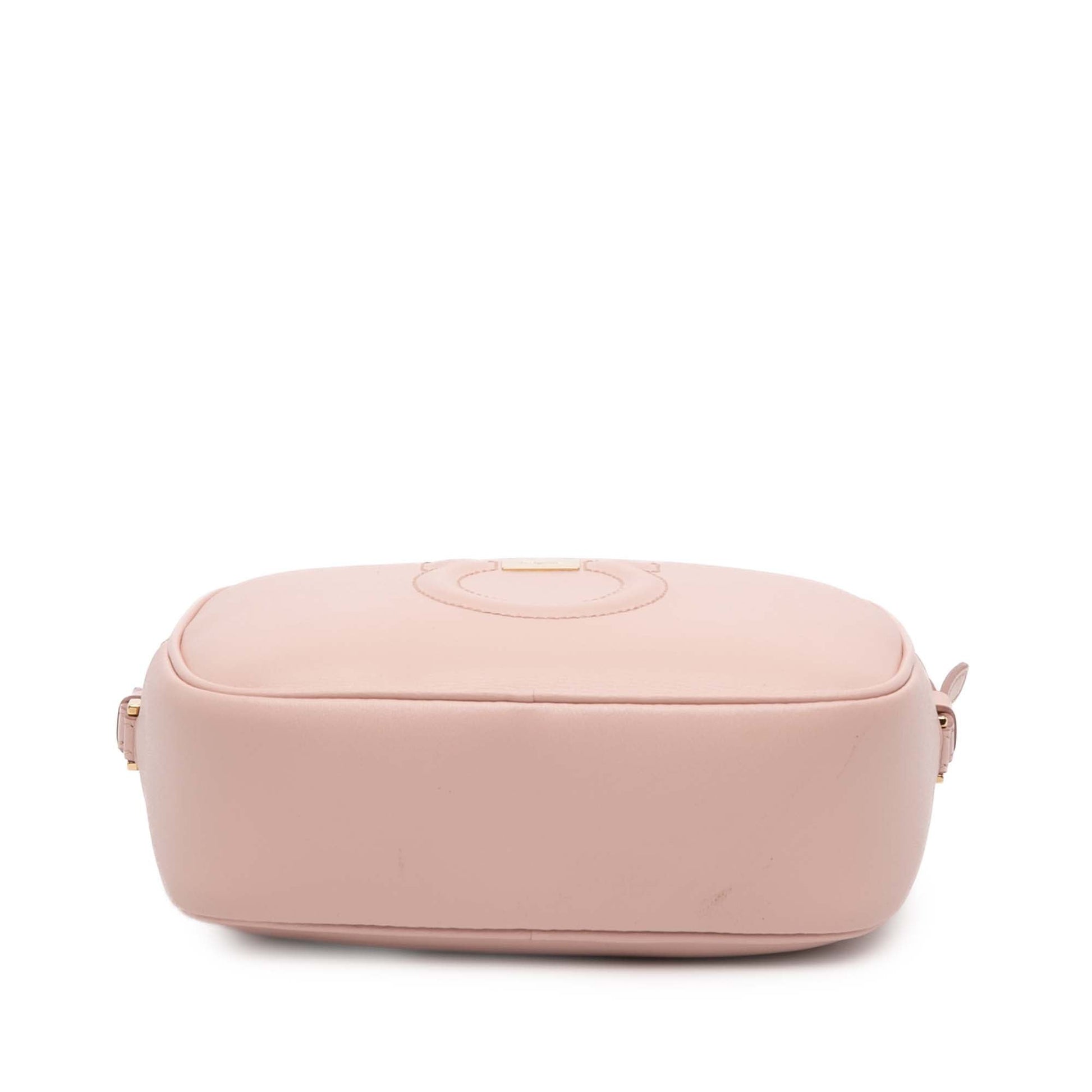 Ferragamo Leather Gancini Camera Bag