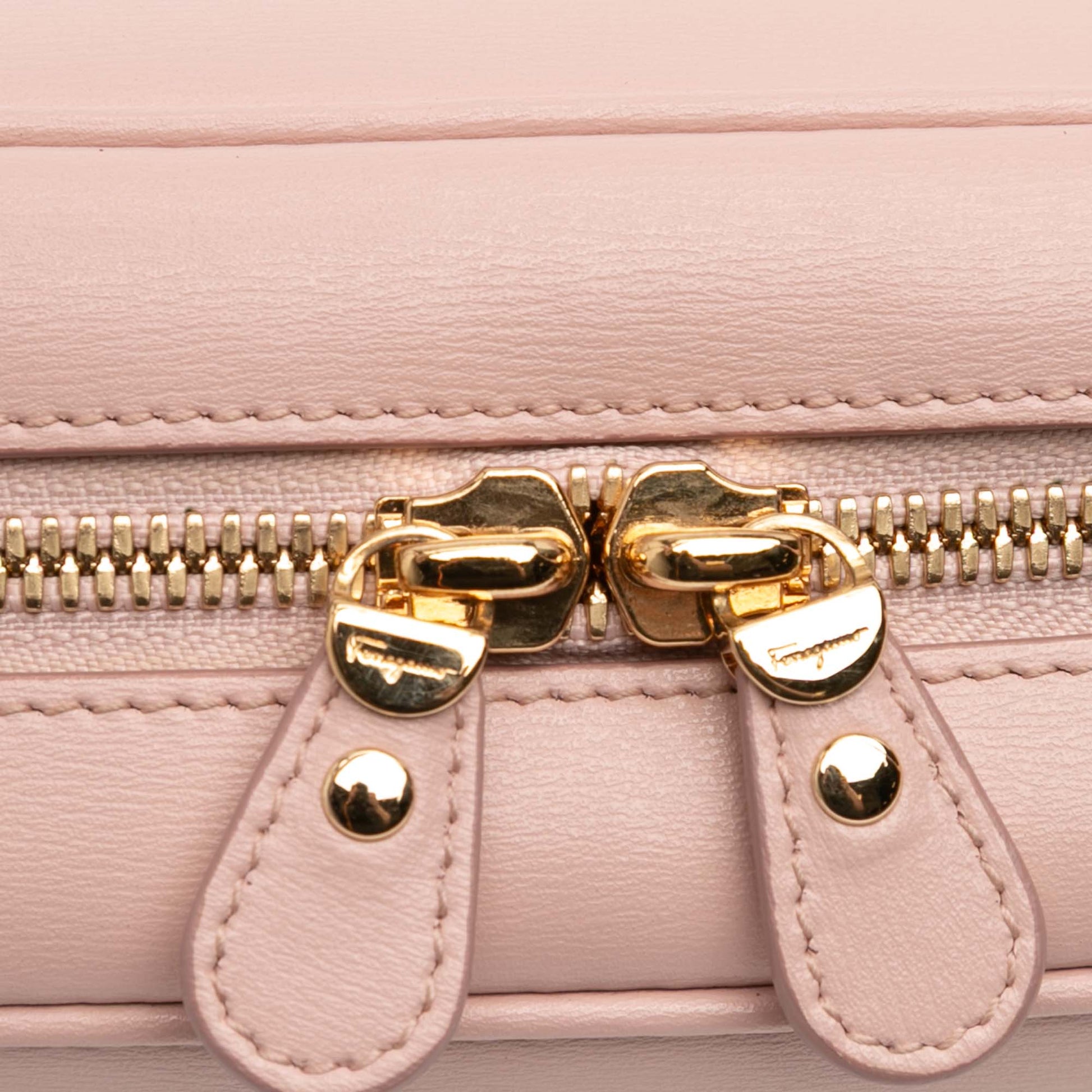 Ferragamo Leather Gancini Camera Bag