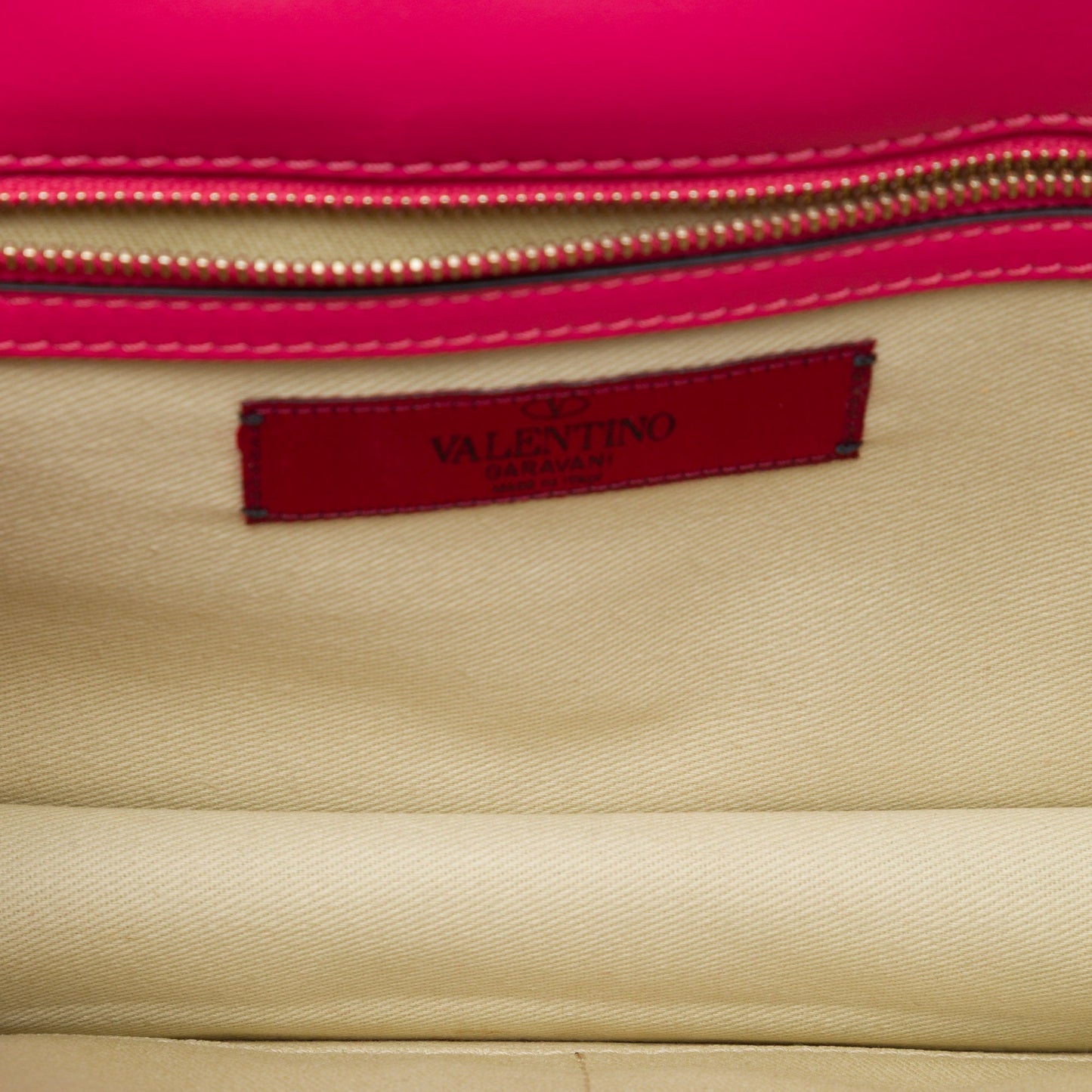 Valentino Medium Tricolor Calfskin Rockstud Glam Lock Crossbody