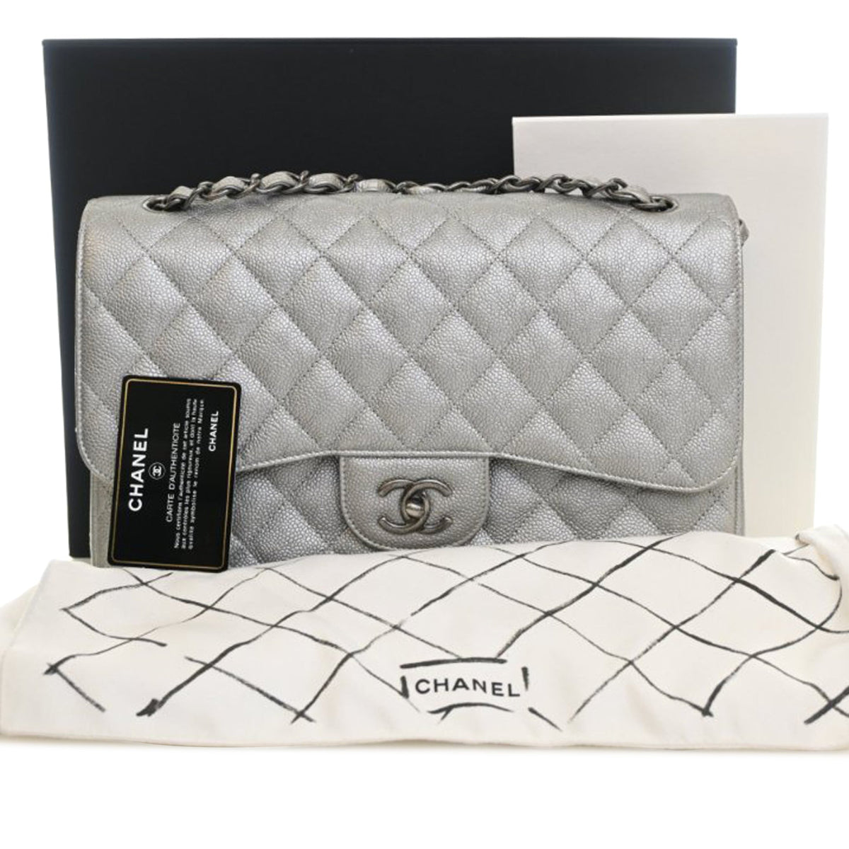 Chanel Jumbo Classic Caviar Double Flap
