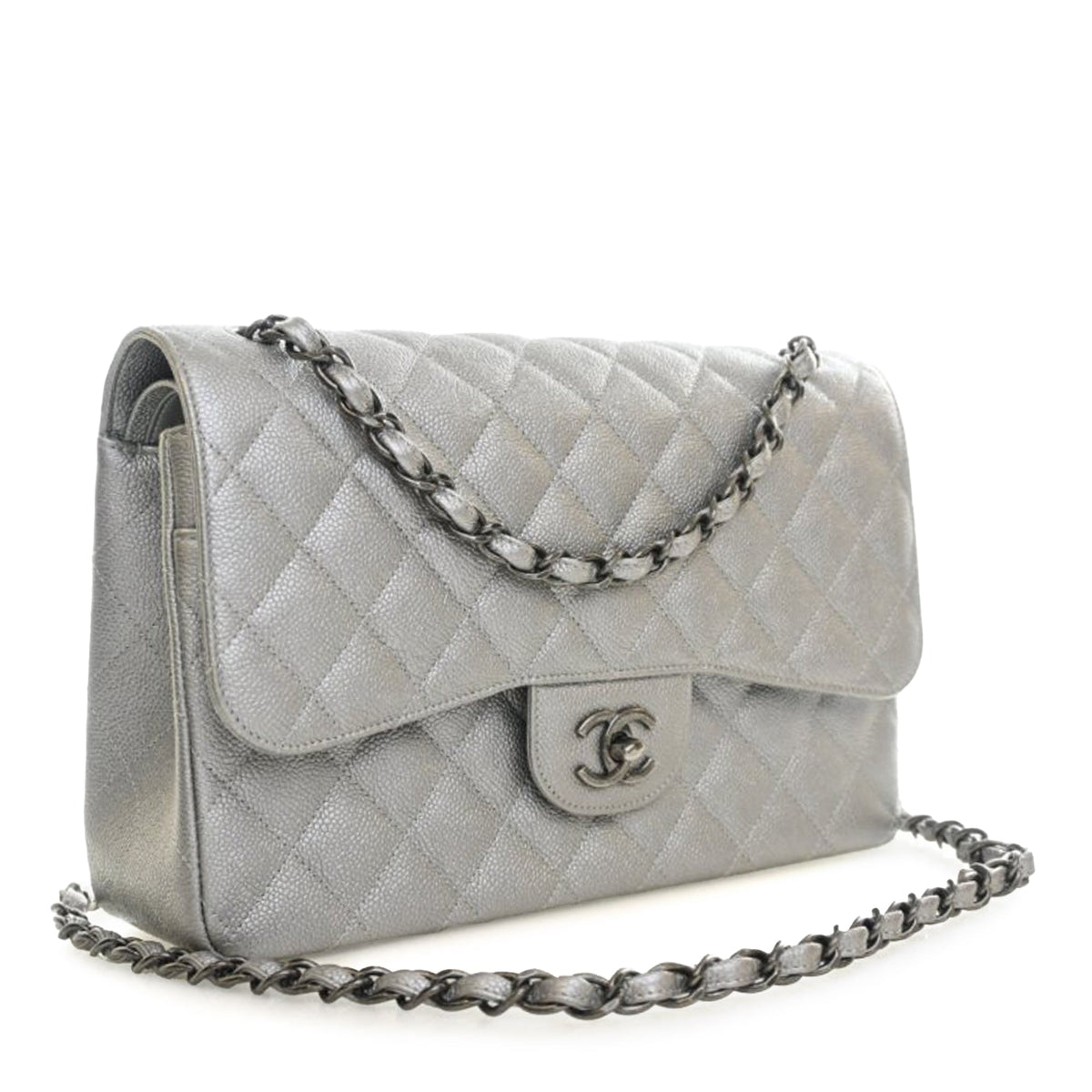 Chanel Jumbo Classic Caviar Double Flap
