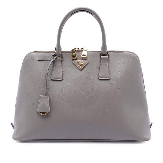 Prada Large Saffiano Lux Promenade Satchel