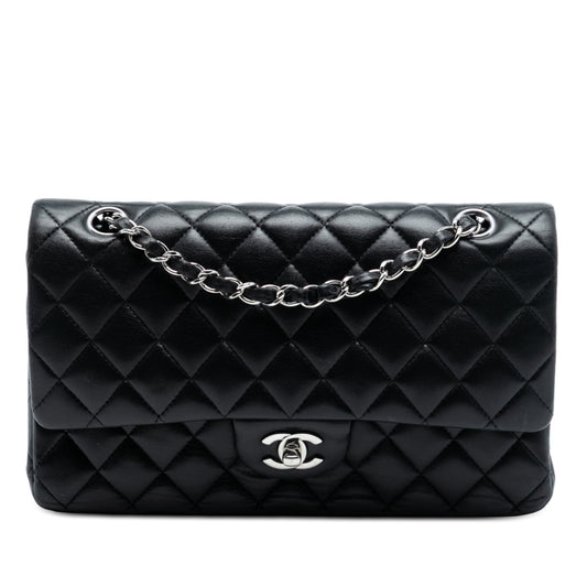Medium Classic Lambskin Double Flap