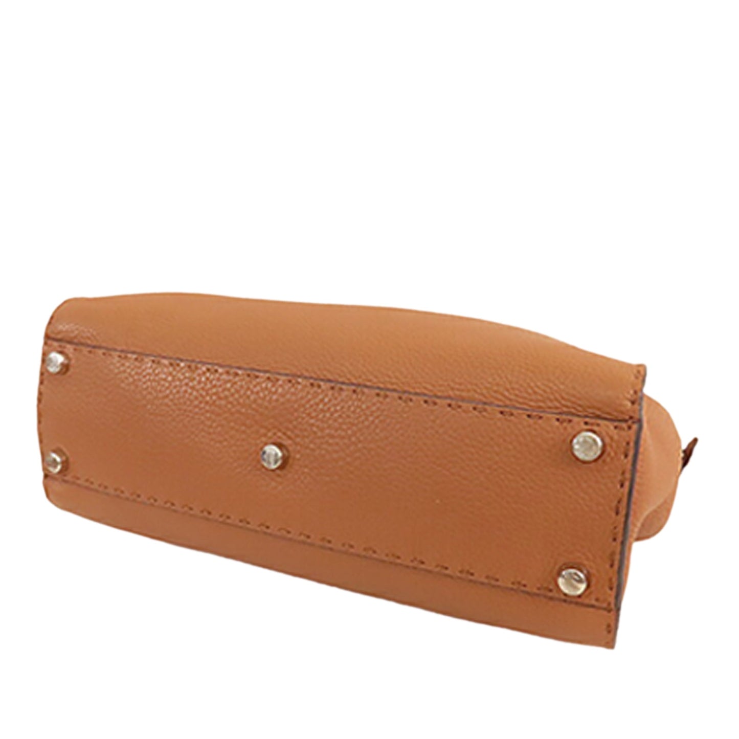 Fendi Medium Leather Selleria Peekaboo Iconic Satchel