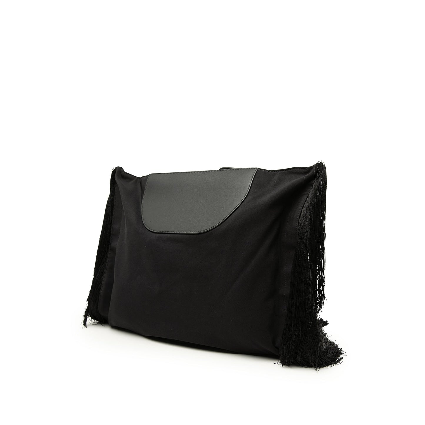 Burberry Canvas Olympia Fringe Clutch