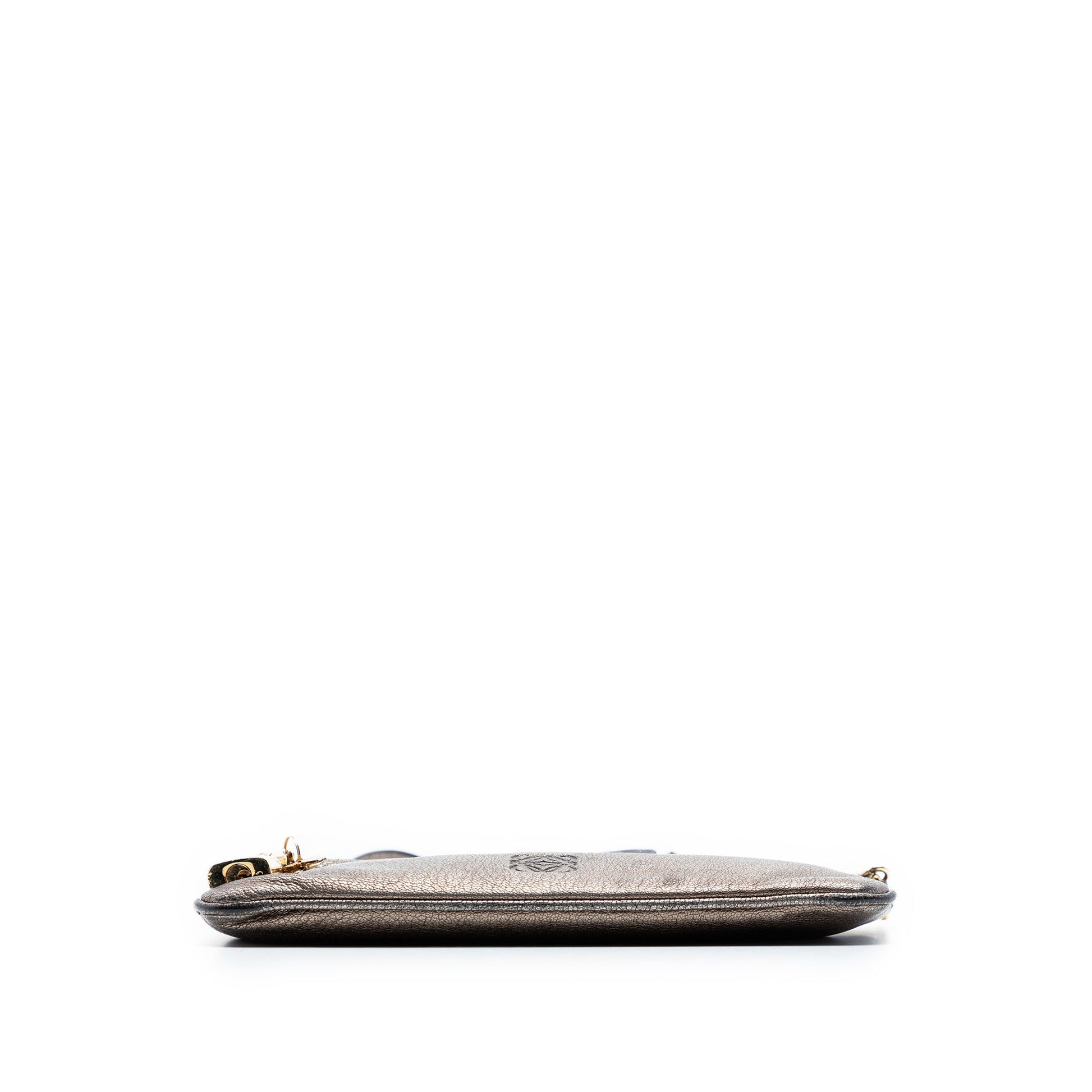 LOEWE Metallic Leather Anagram Crossbody