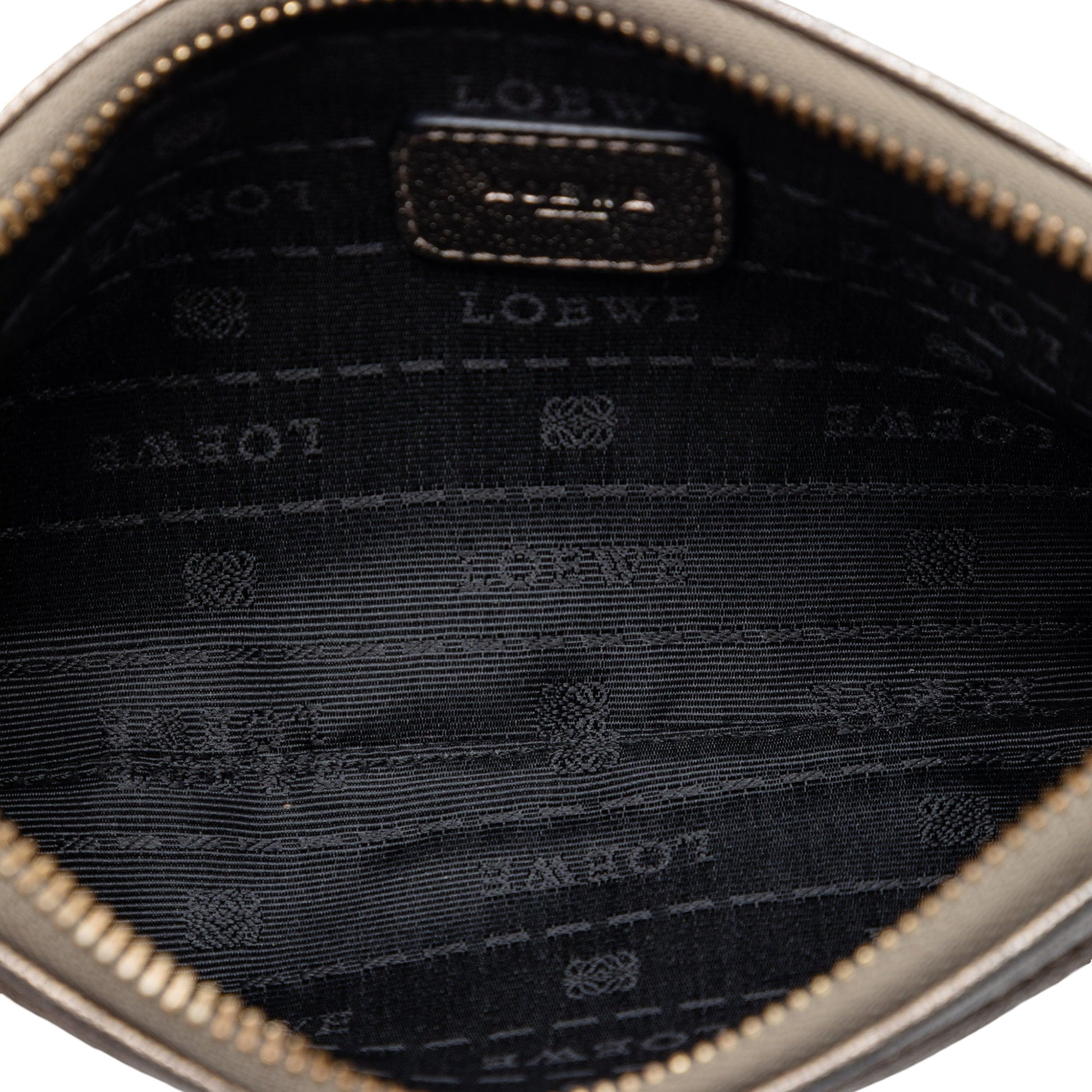 LOEWE Metallic Leather Anagram Crossbody