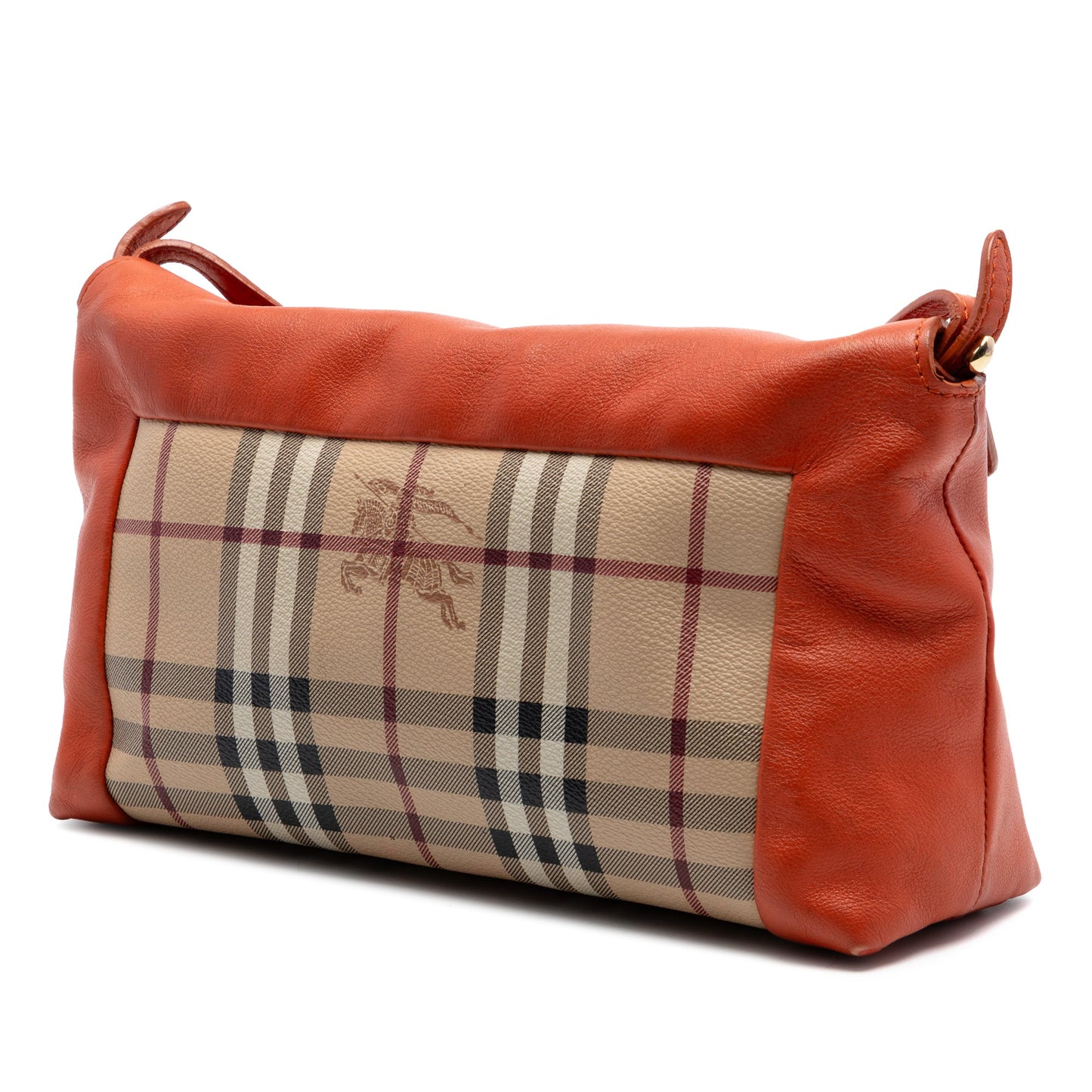 Burberry Haymarket Check Coated Canvas Leah Crossbody