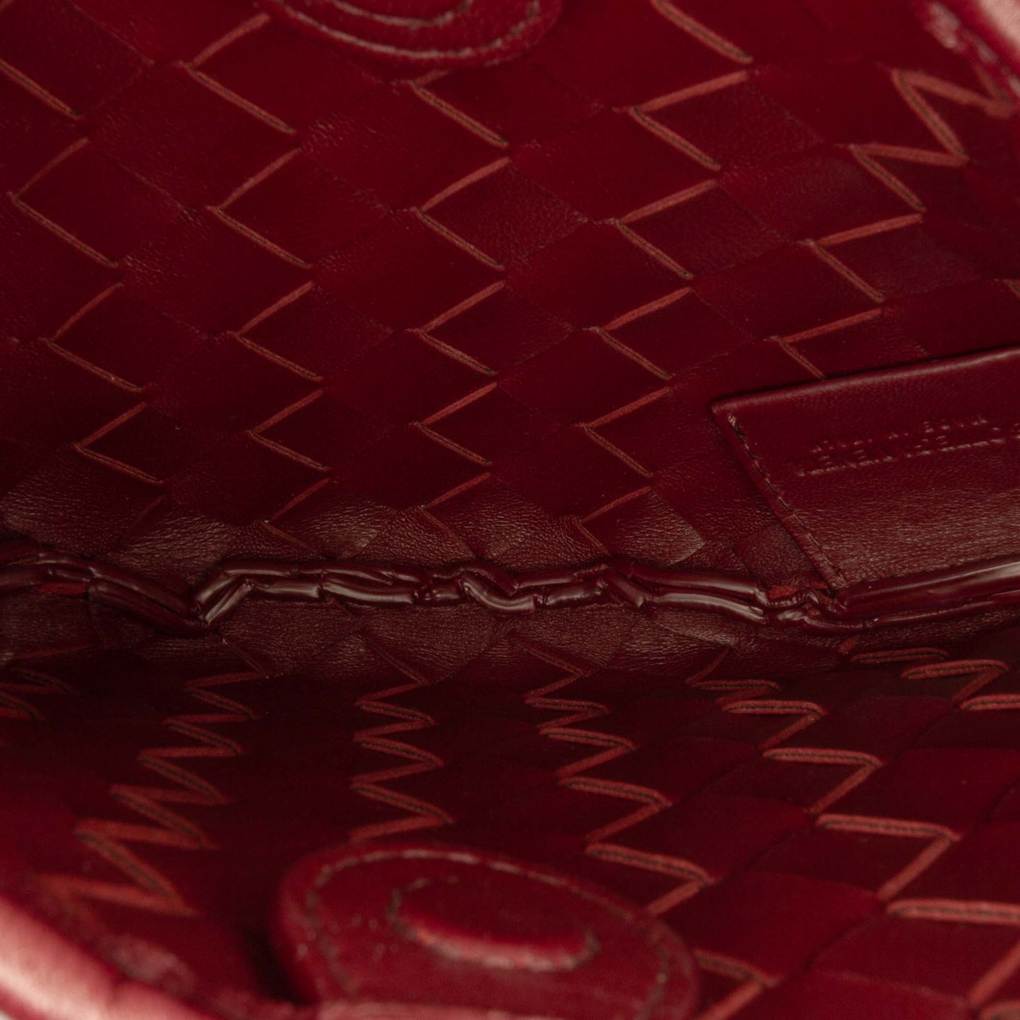 Bottega Veneta Baby Lambskin Intrecciato Sardine Satchel