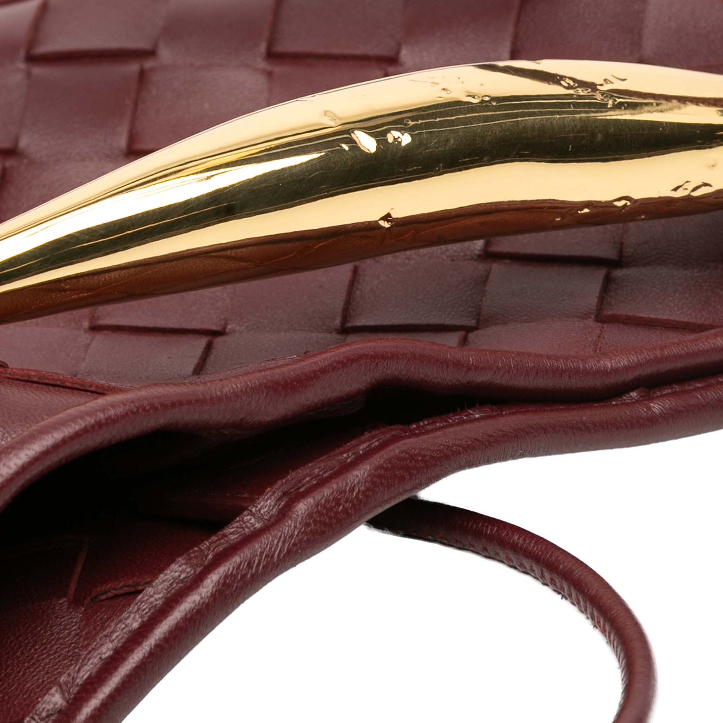 Bottega Veneta Baby Lambskin Intrecciato Sardine Satchel