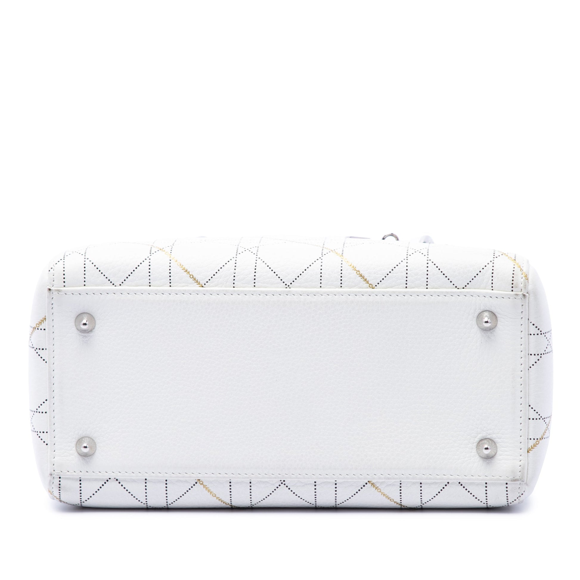 Dior Medium Calfskin Cannage Print Lady Dior