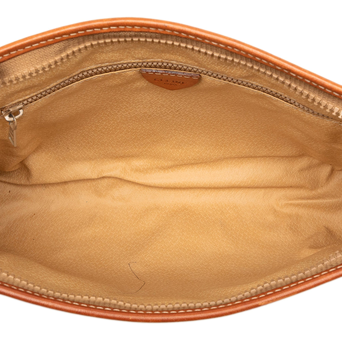 Celine Macadam Coated Canvas Clutch