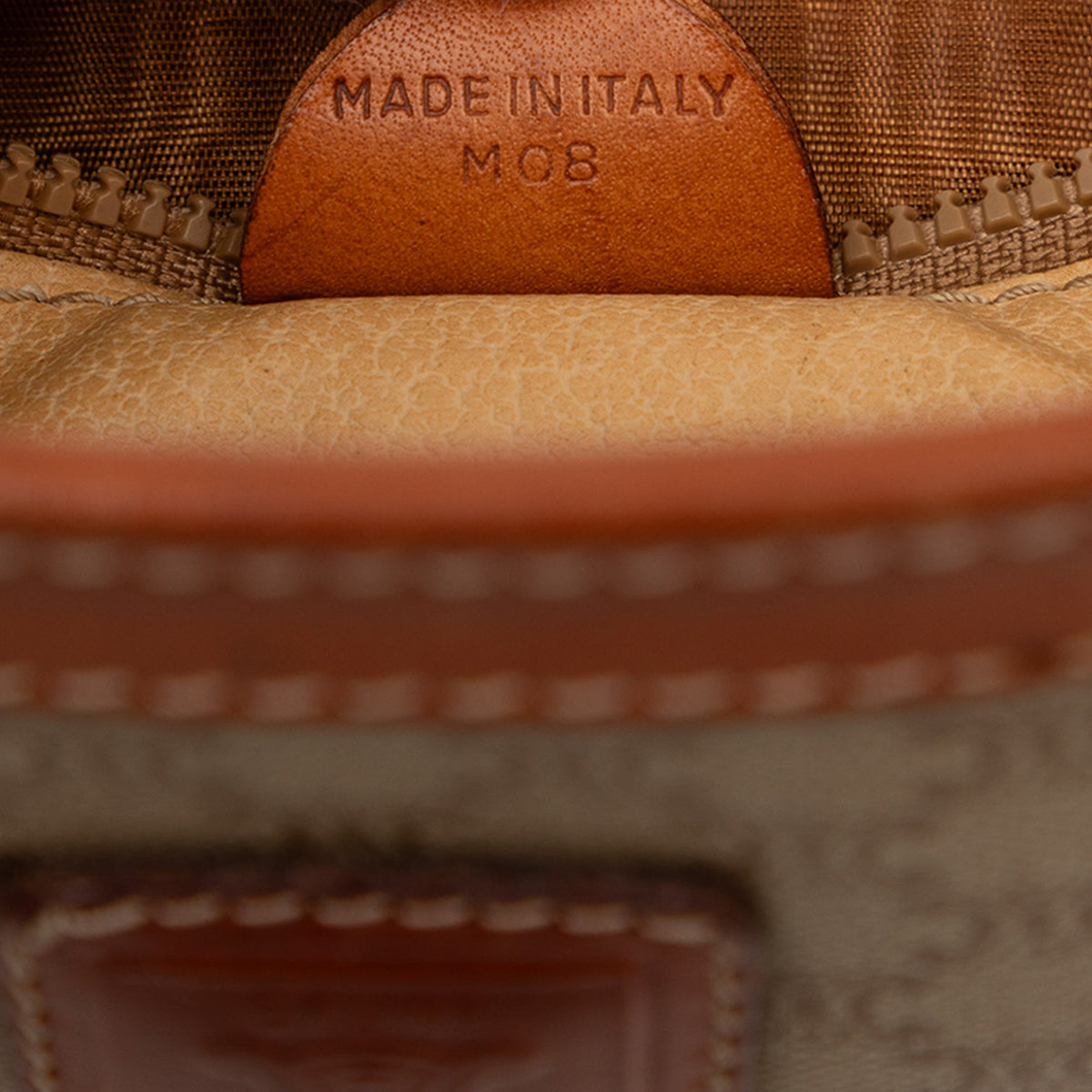 Celine Macadam Coated Canvas Clutch