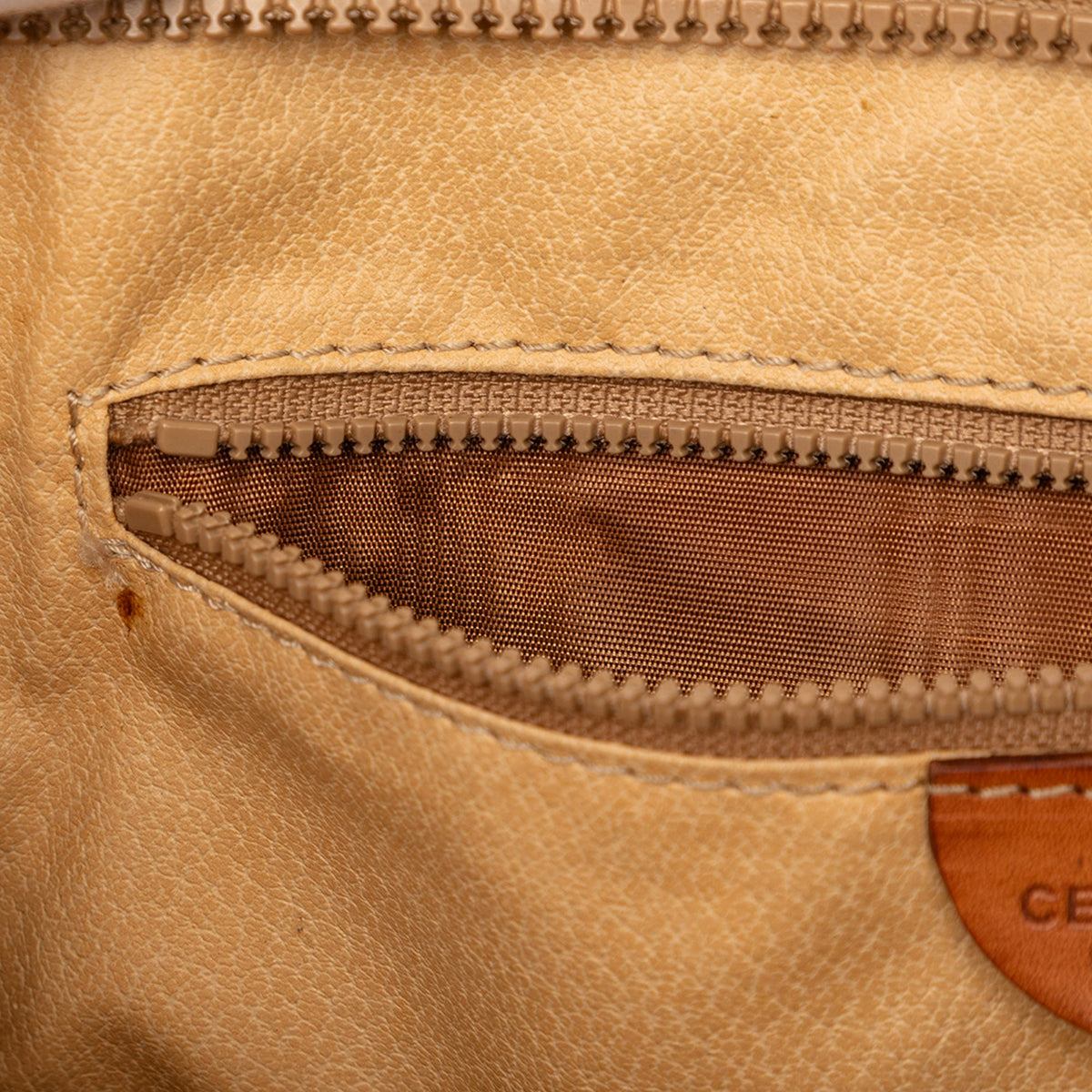 Celine Macadam Coated Canvas Clutch