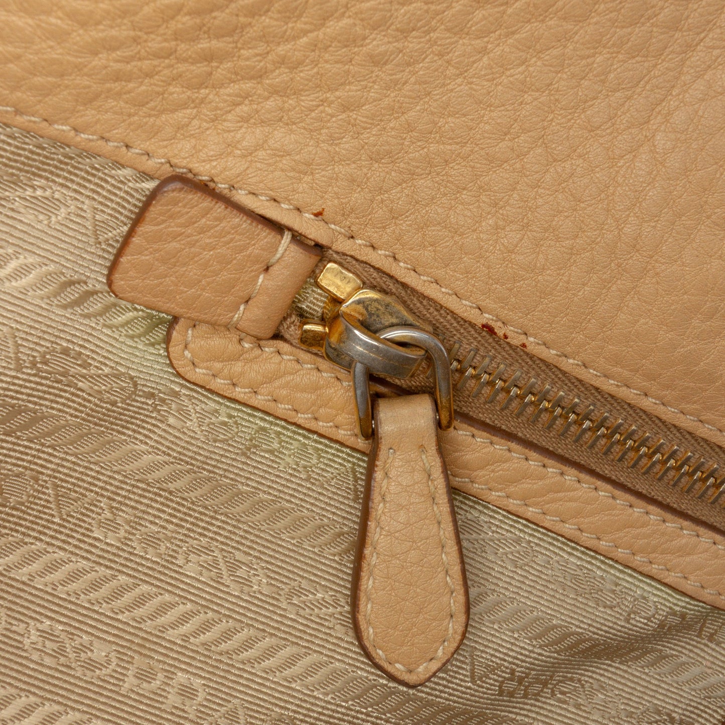 Prada Vitello Daino Open Convertible Tote