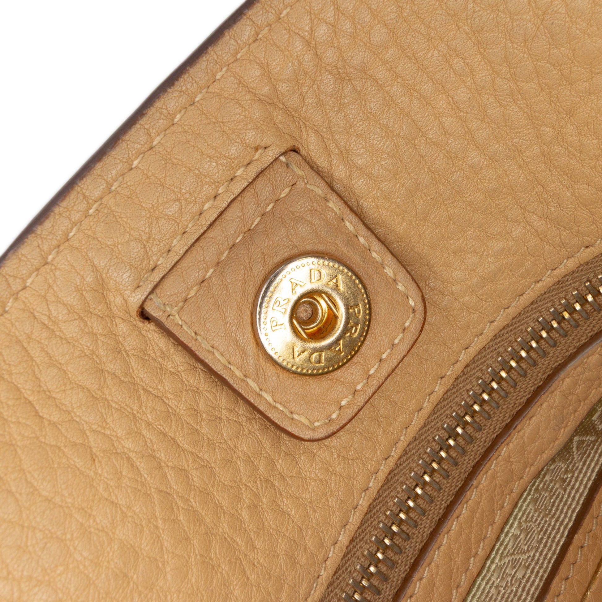 Prada Vitello Daino Open Convertible Tote