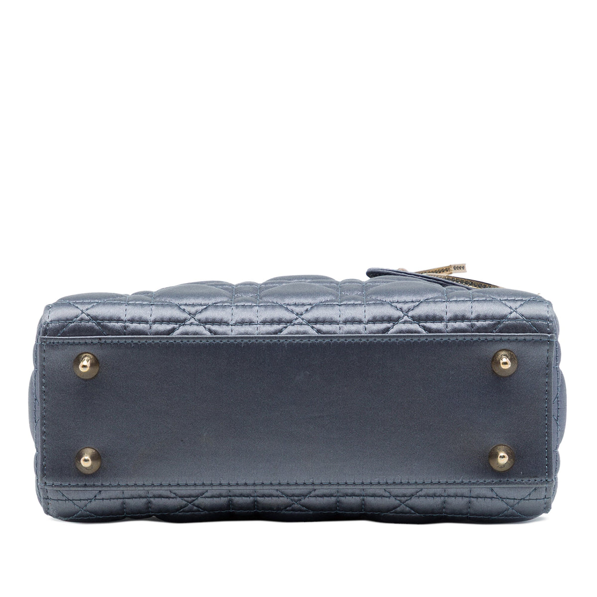 Dior Small Satin Cannage My ABCDior Lady Dior — Blue