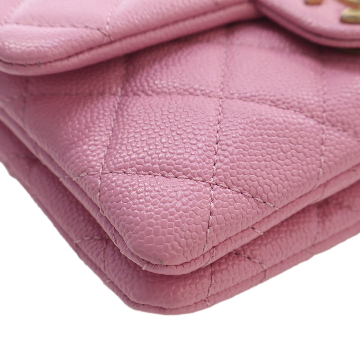 Chanel Quilted Caviar Pick Me Up Flap Belt Bag