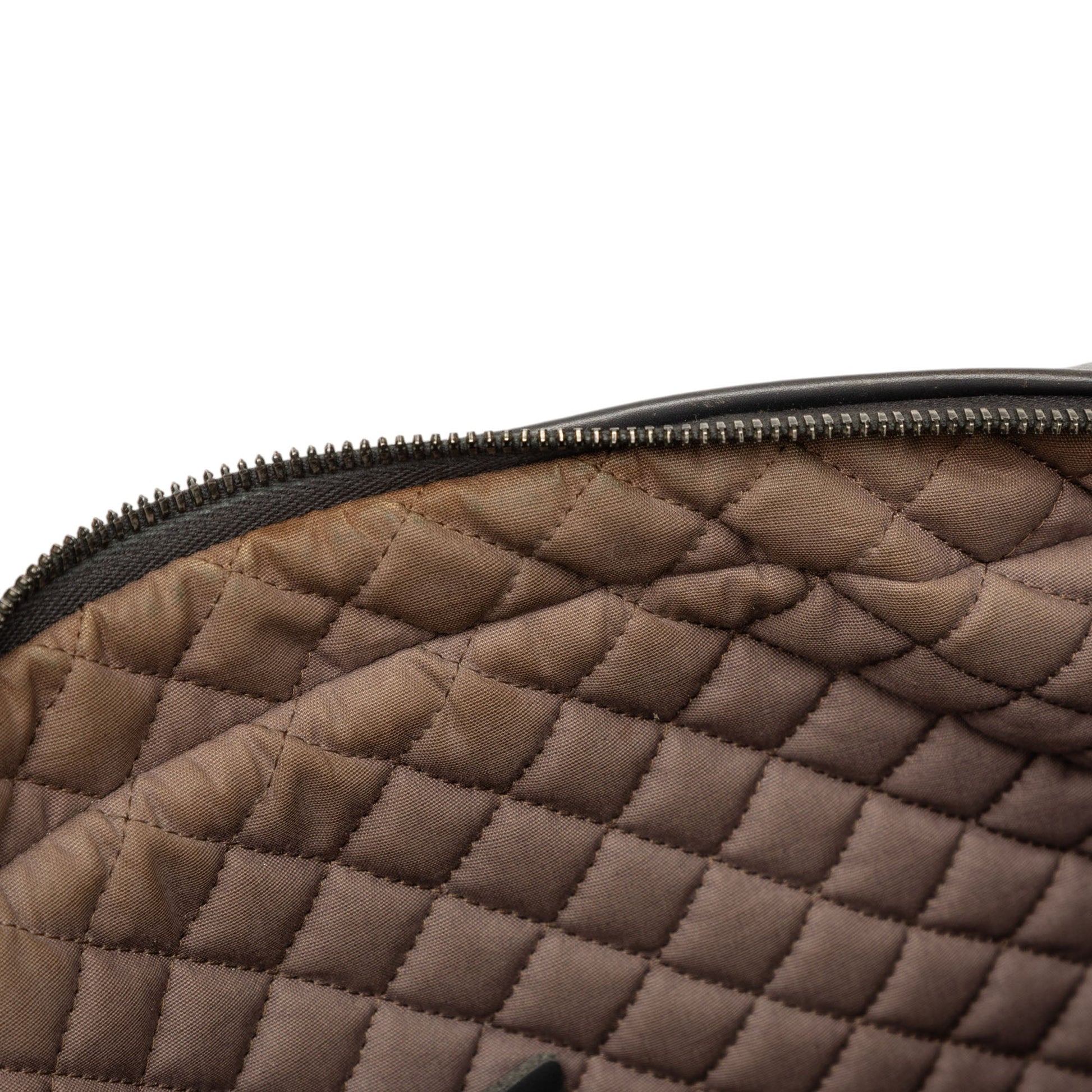 Bottega Veneta Intrecciato Trimmed Leather Briefcase