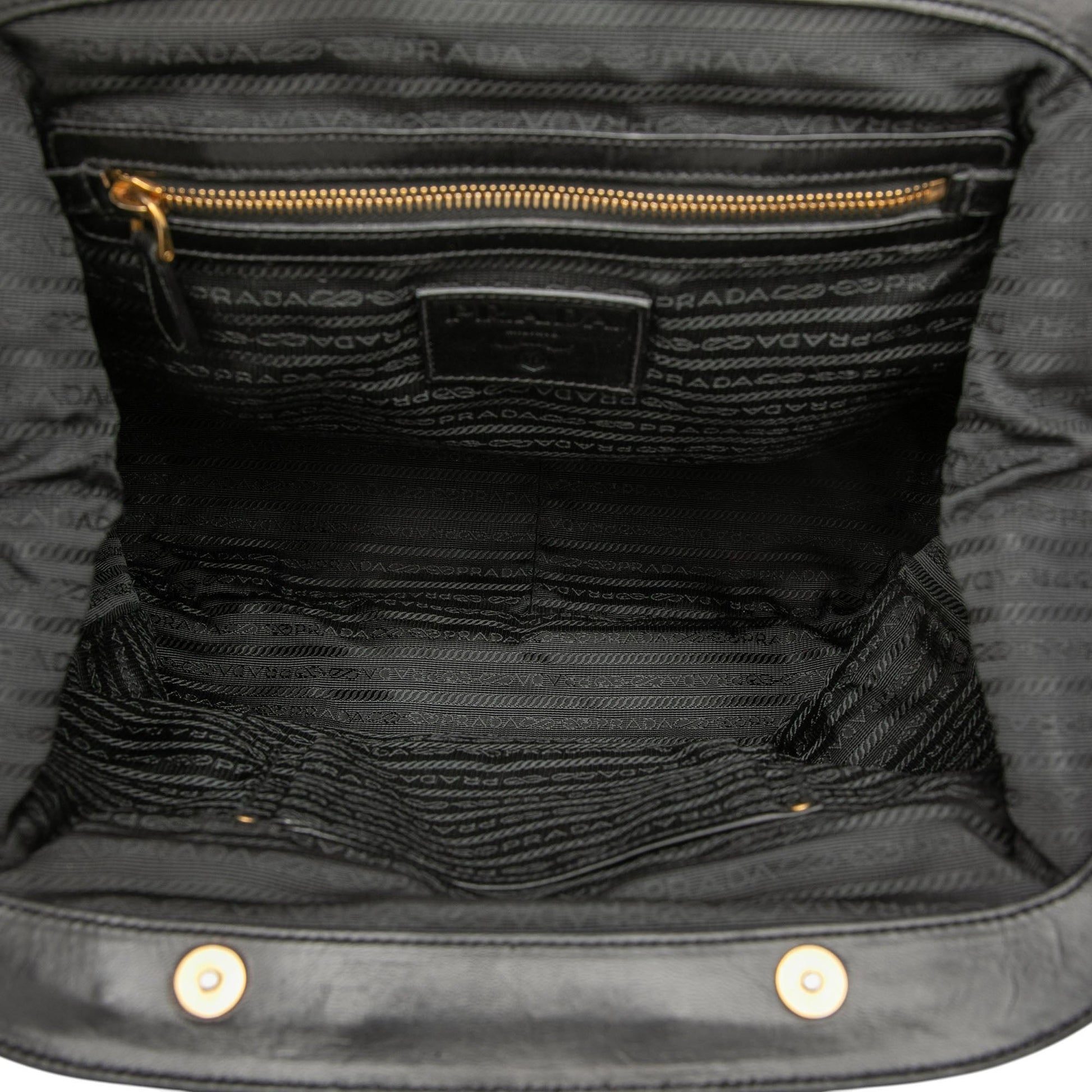 Prada Goatskin Woven Madras Frame Tote