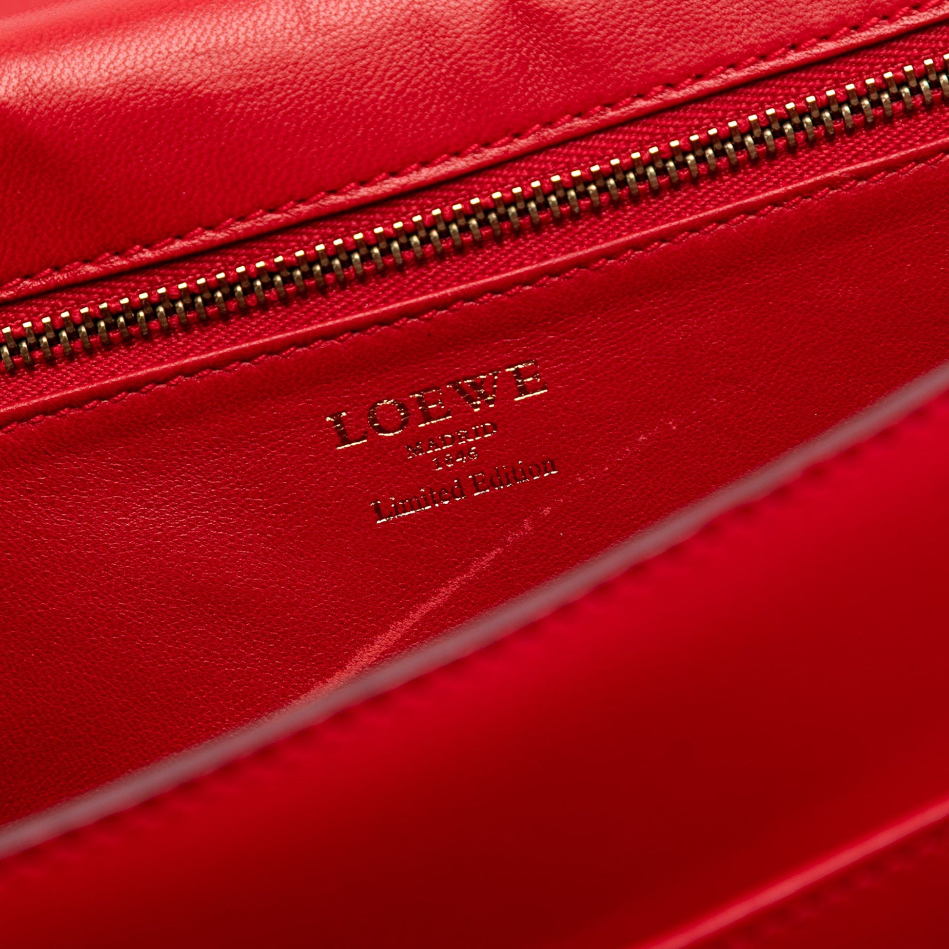 LOEWE Limited Edition Leather Anagram Crossbody