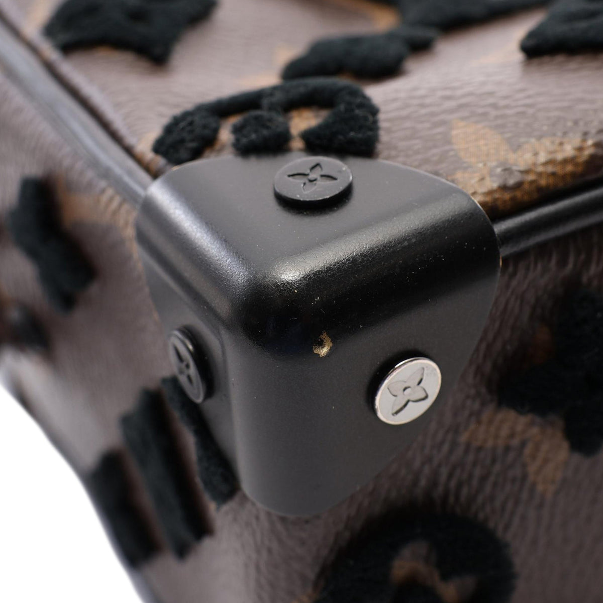 Louis Vuitton Monogram Tuffetage Mini Soft Trunk — Brown