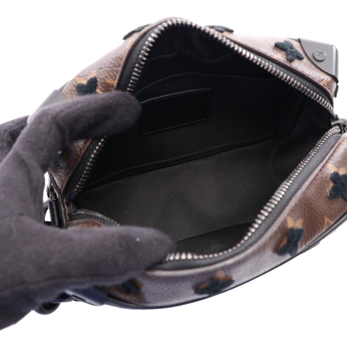 Louis Vuitton Monogram Tuffetage Mini Soft Trunk — Brown