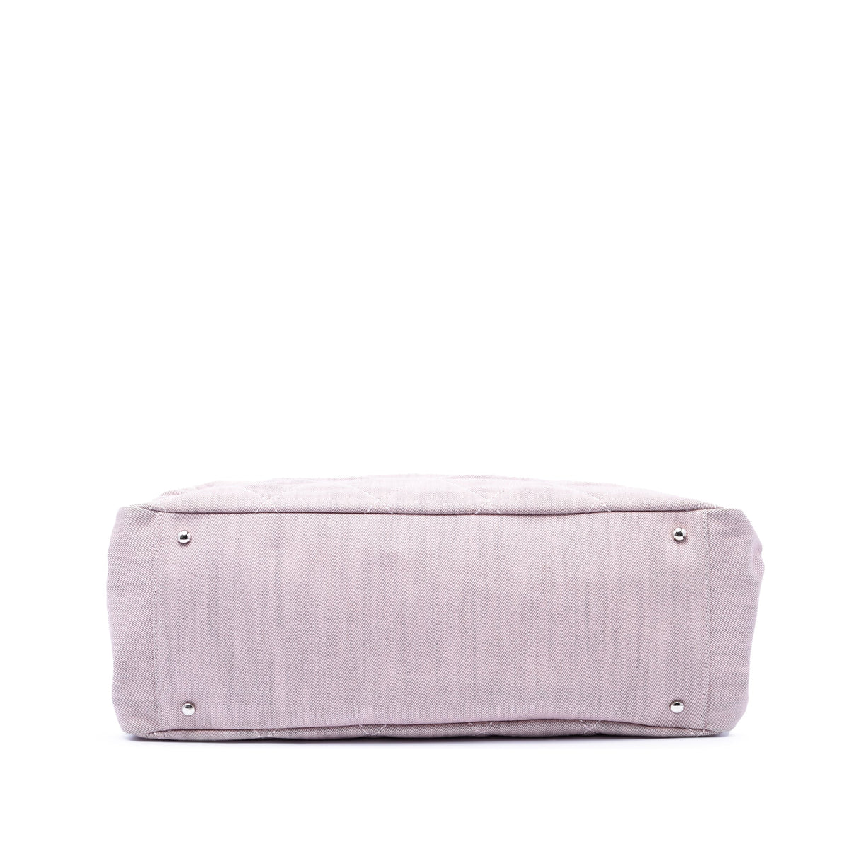 Chanel Large CC Quilted Denim Tote