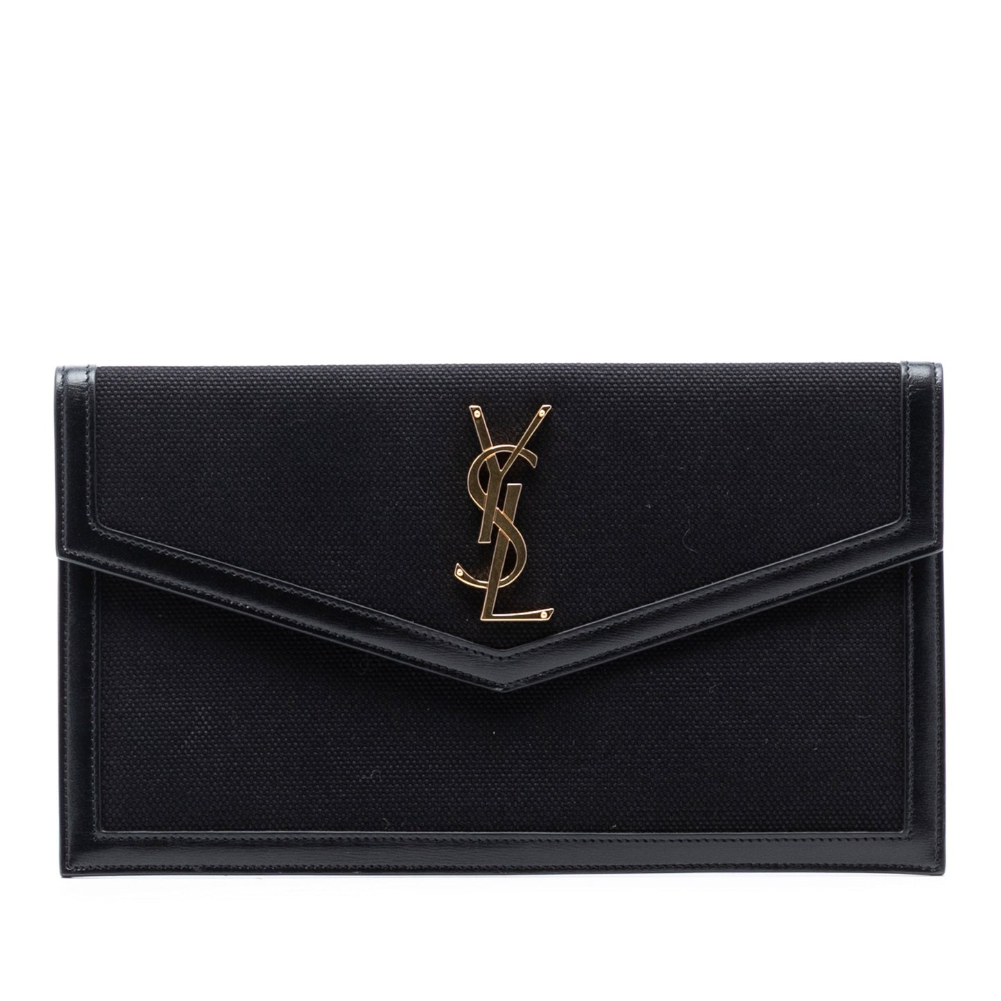 Saint Laurent Canvas Monogram Uptown Pouch