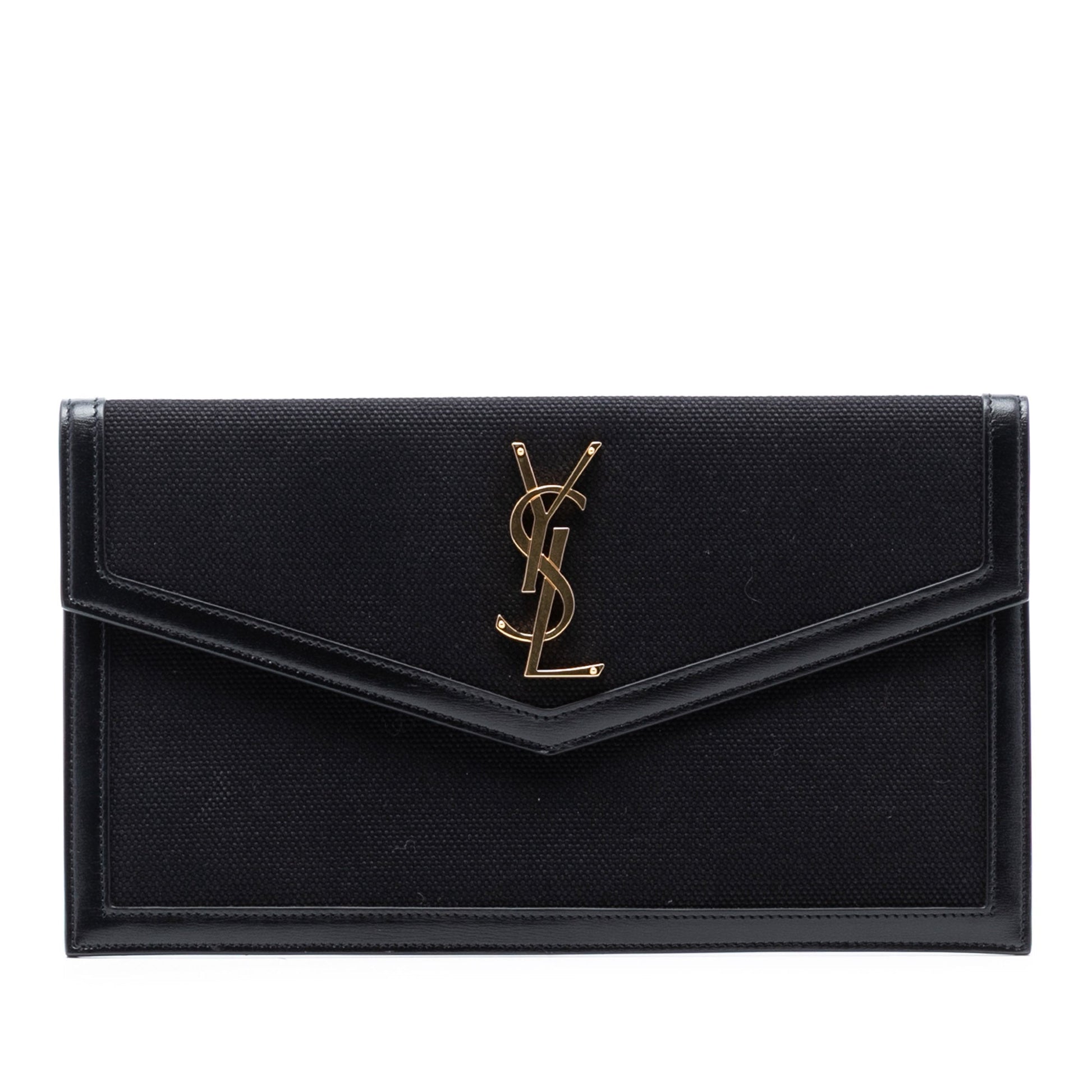 Saint Laurent Canvas Monogram Uptown Pouch