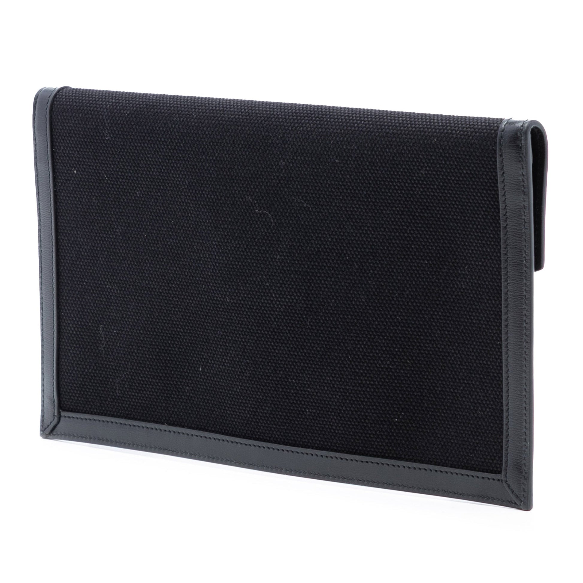 Saint Laurent Canvas Monogram Uptown Pouch