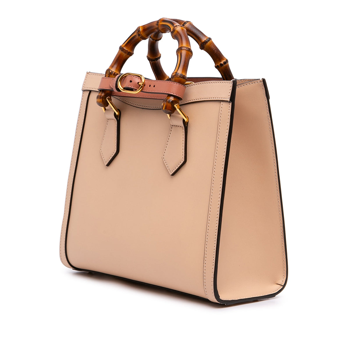 Gucci Medium Calfskin Bamboo Diana Satchel