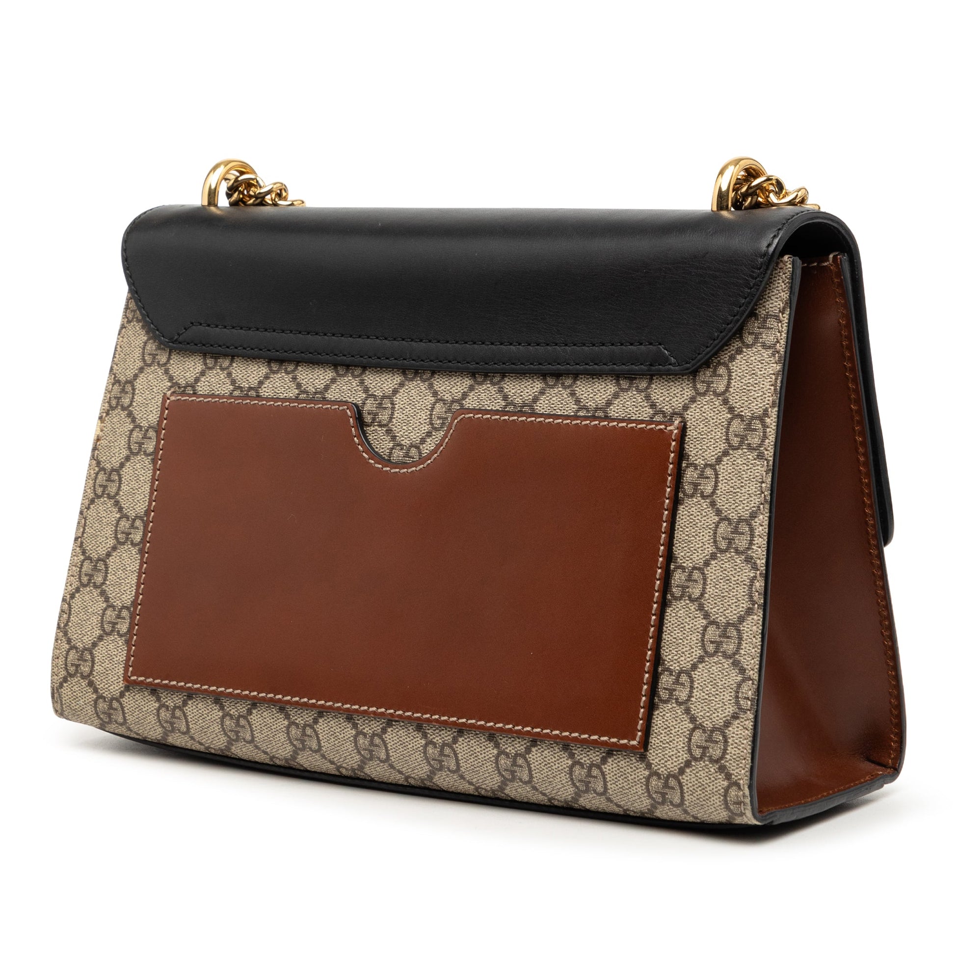Gucci Medium GG Supreme Padlock Shoulder Bag