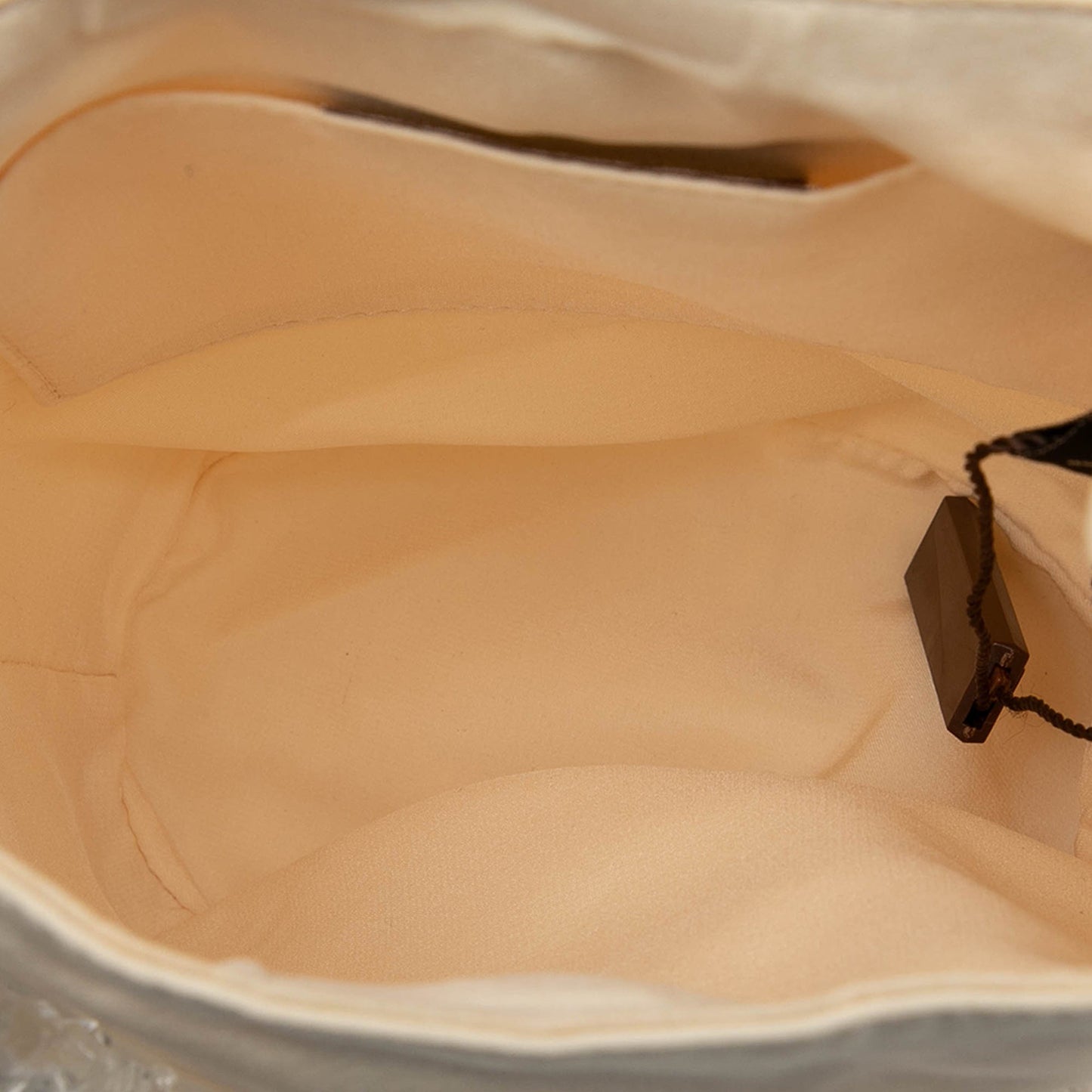 Bottega Veneta Canvas Crystal Handle Bag