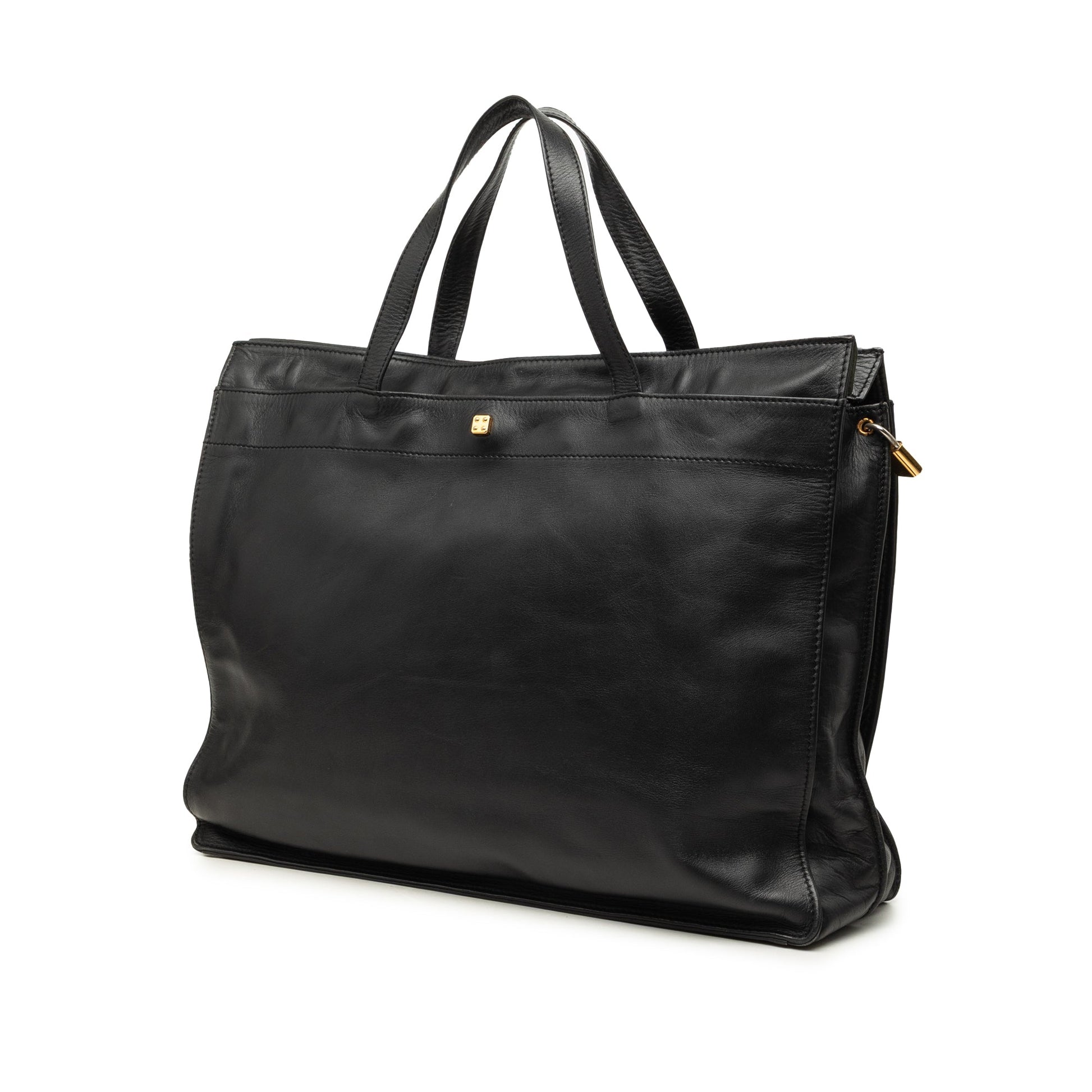 LOEWE Leather Anagram Shopper Tote