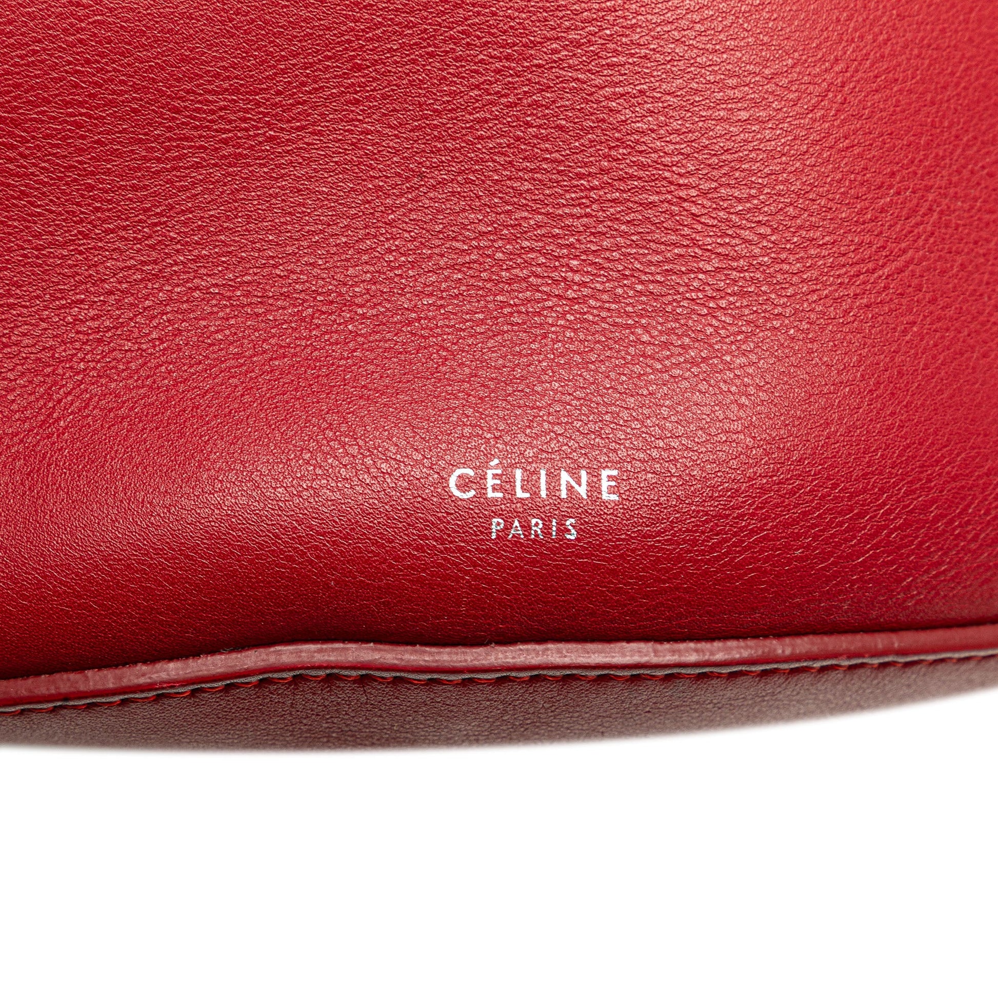 Celine Leather Big Bag Bucket Crossbody
