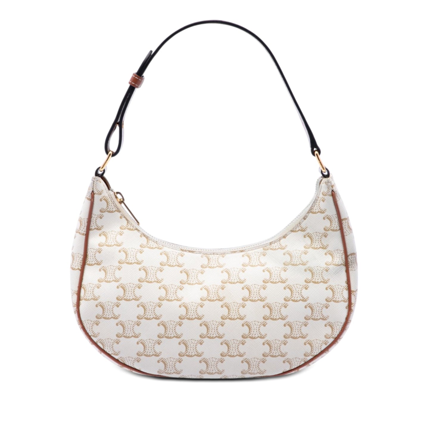 Celine Triomphe Coated Canvas Ava Shoulder Bag