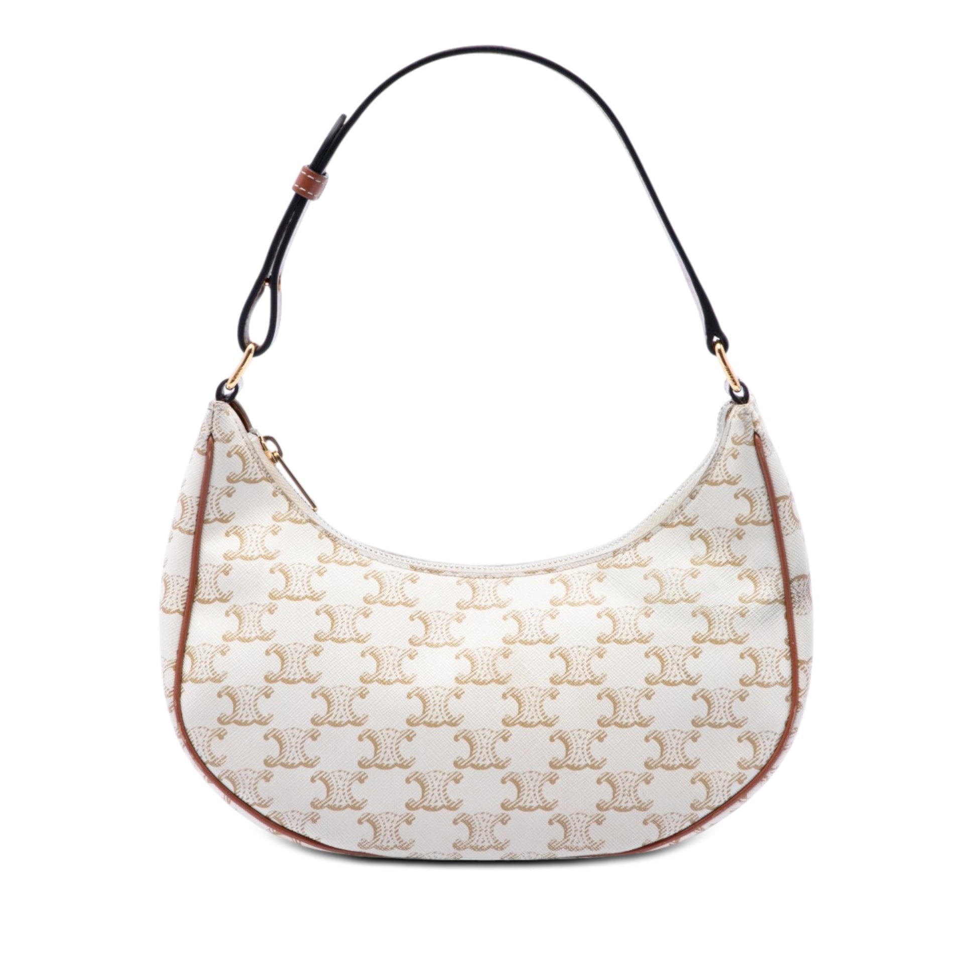Celine Triomphe Coated Canvas Ava Shoulder Bag