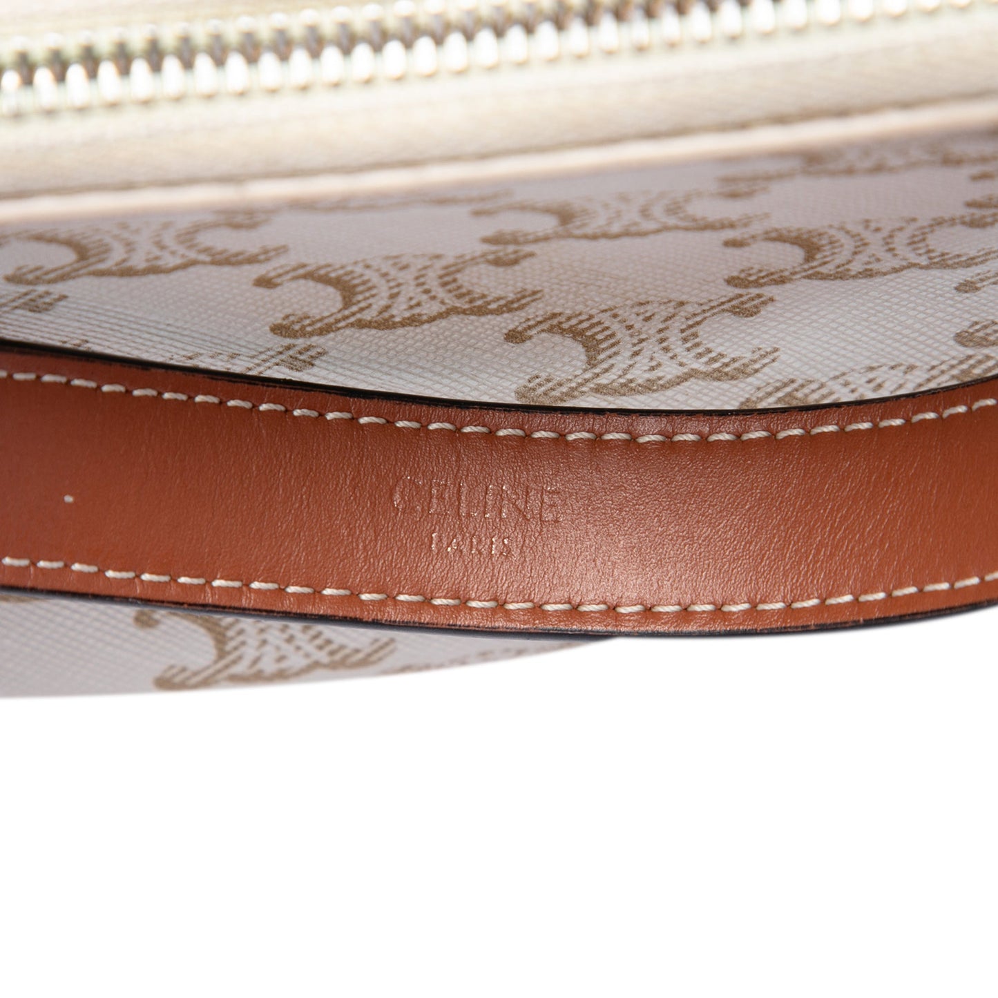 Celine Triomphe Coated Canvas Ava Shoulder Bag