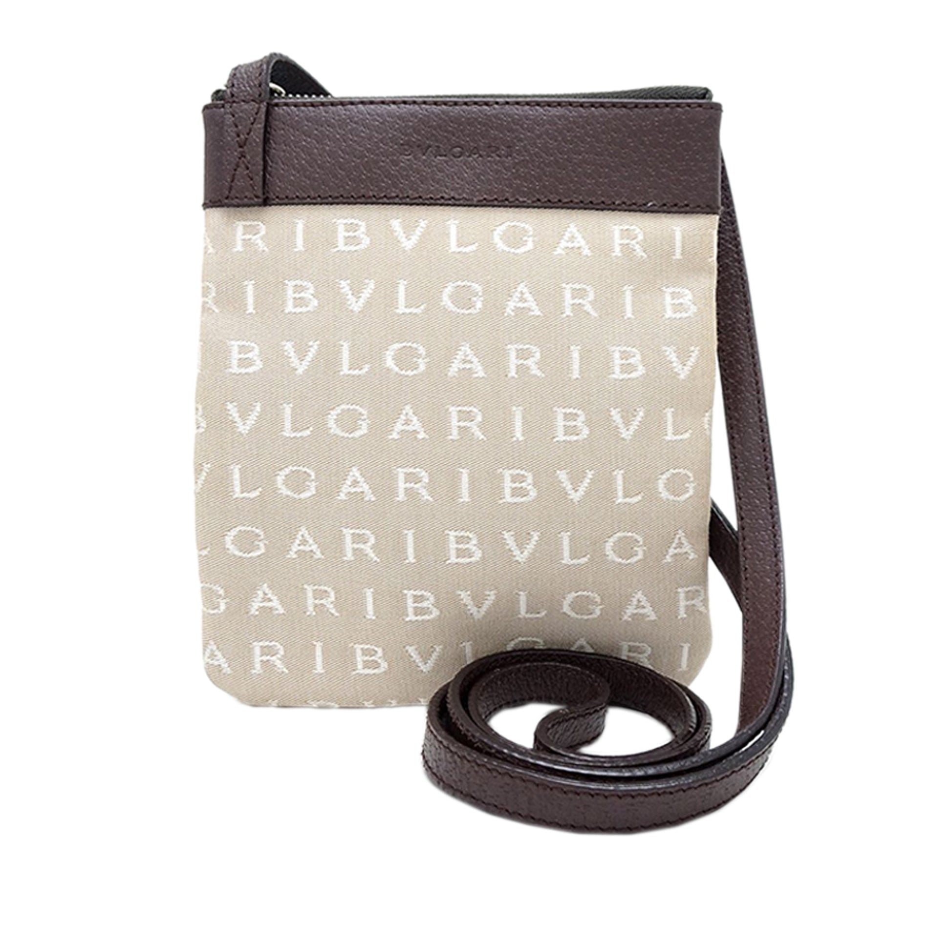 Bvlgari Logomania Canvas Crossbody